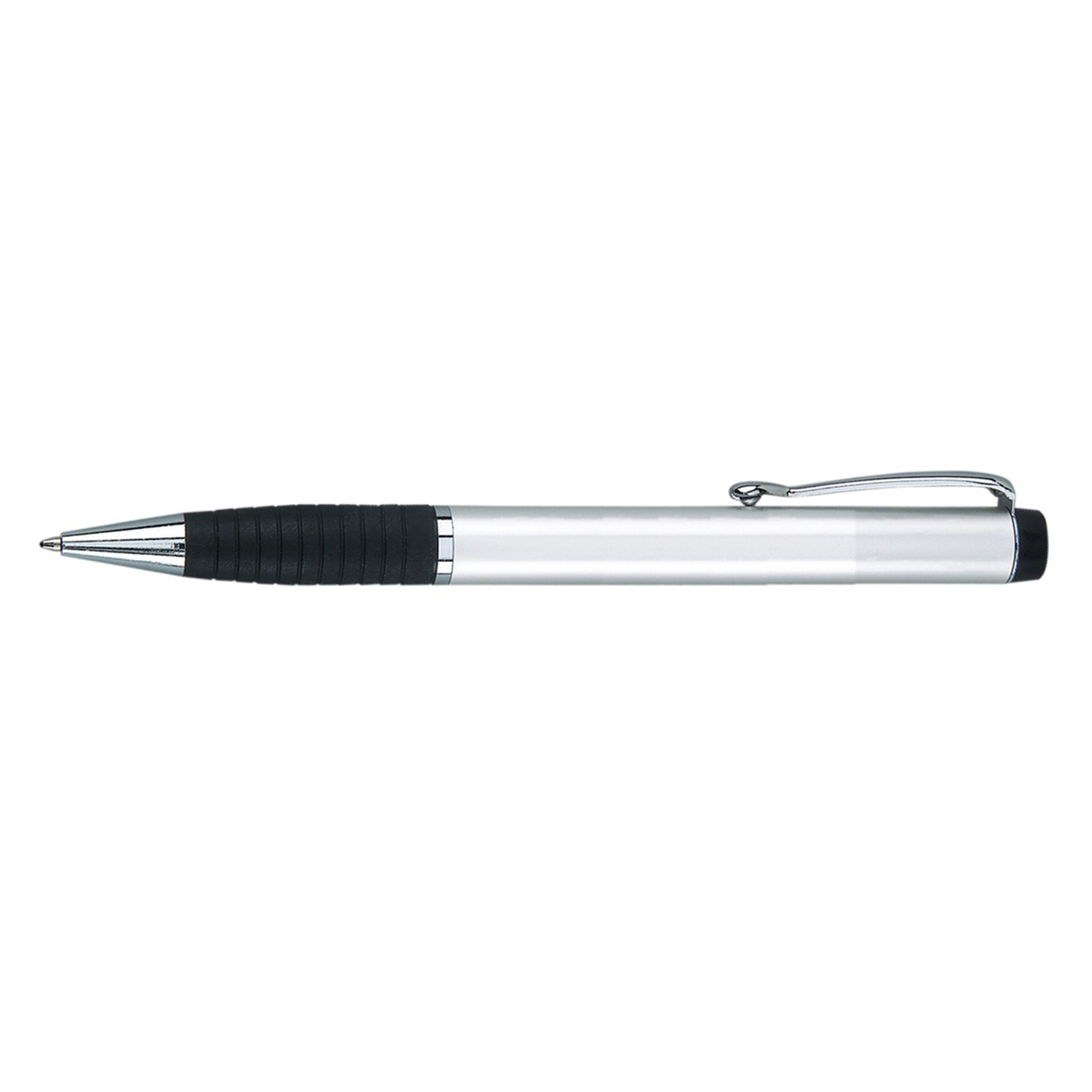 New Coburg Satin Chrome Metal Pen, Ballpoint pen 4