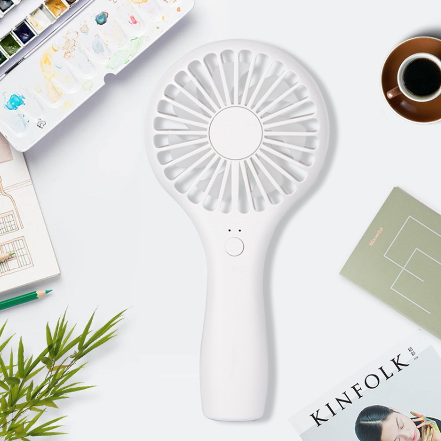 Lollipop Mini Handheld Small Fan Outdoor Portable 4
