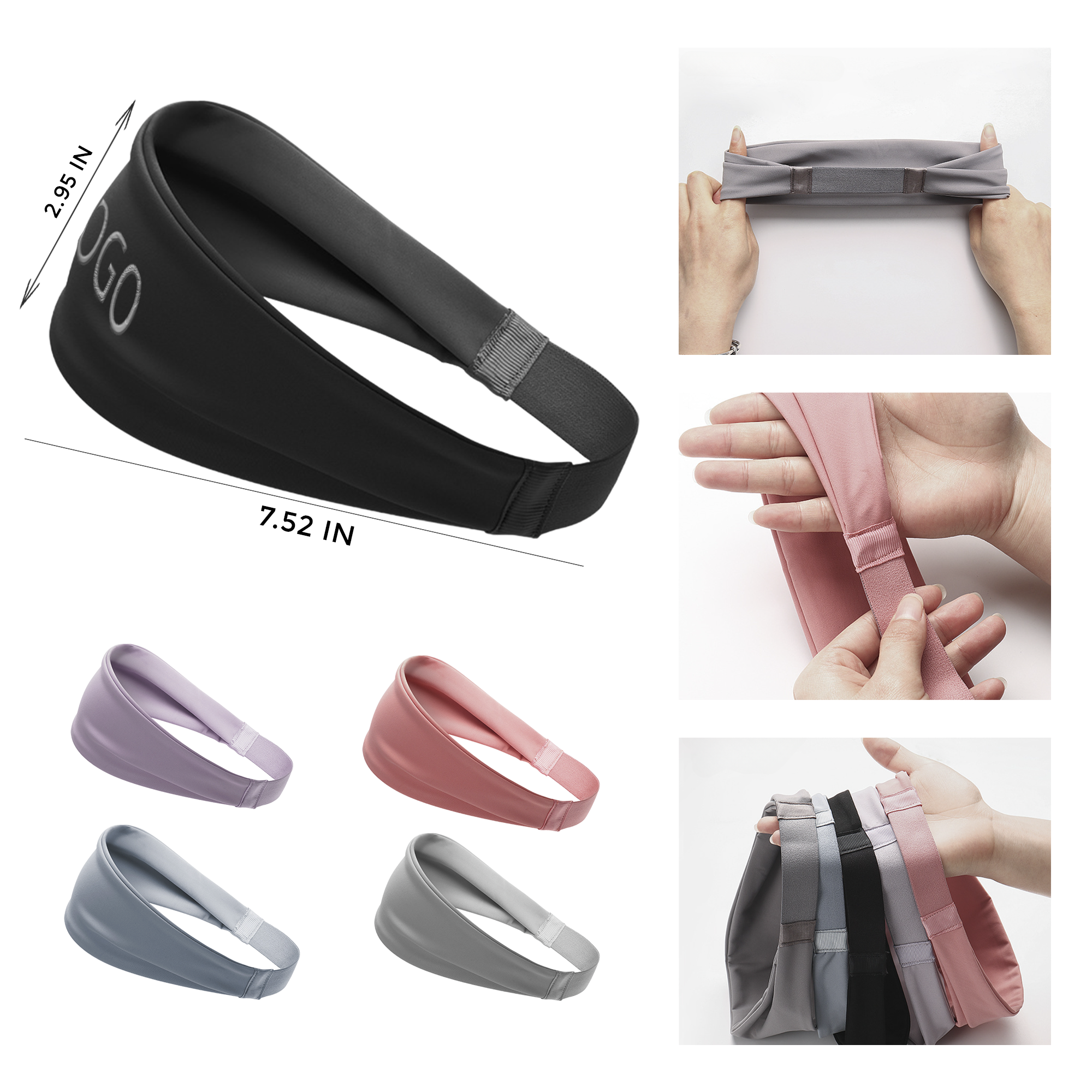 MOQ 10 PCS Stylish Sports Headband 2