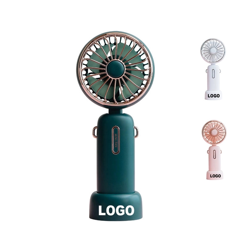 Custom USB Rechargeable Wearable Hanging Neck Fans 2