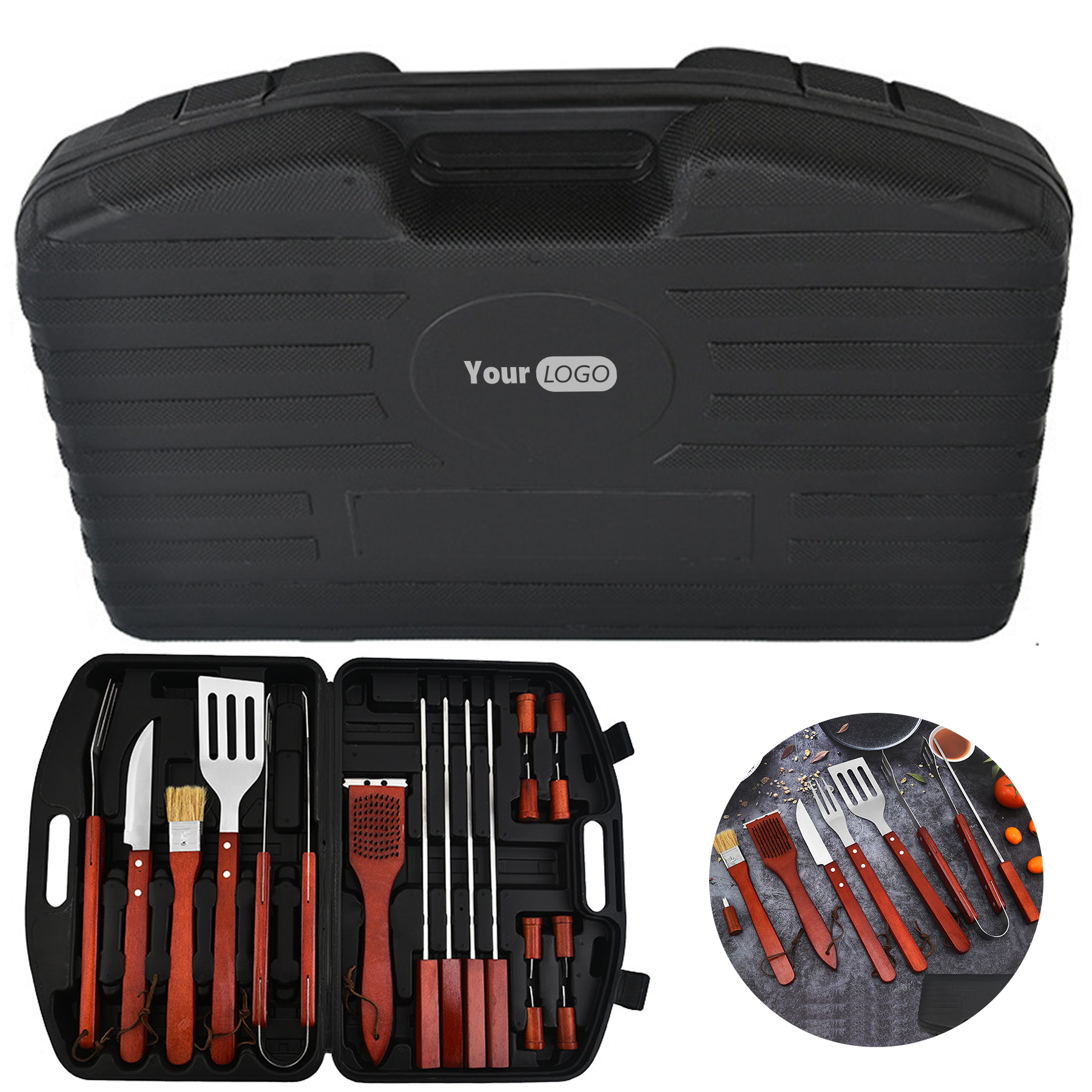 Stainless Steel Bbq 18 Piece Set 3