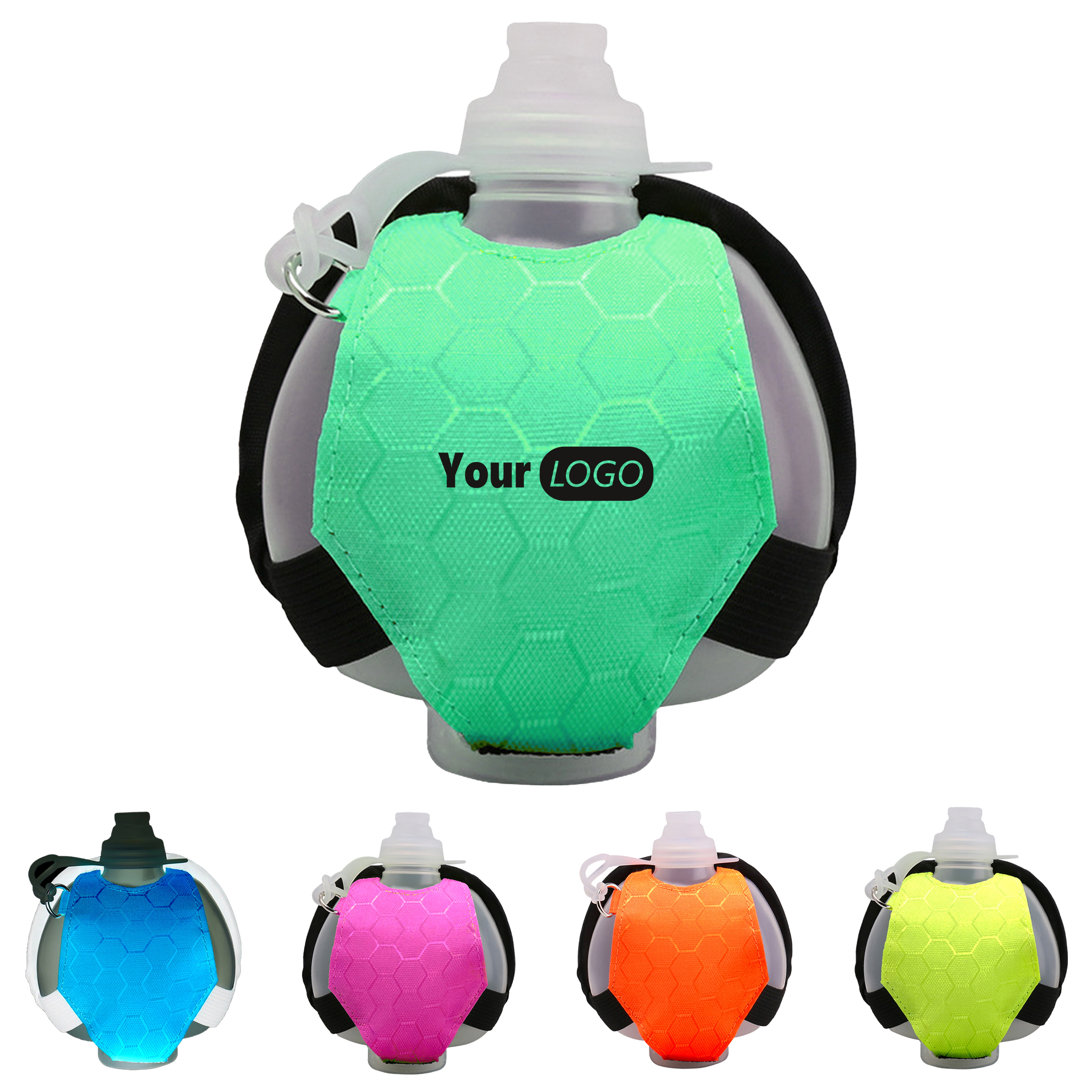 Pp Portable 200Ml Reflective Wristband Bottle ?C Convenient And Safe 4