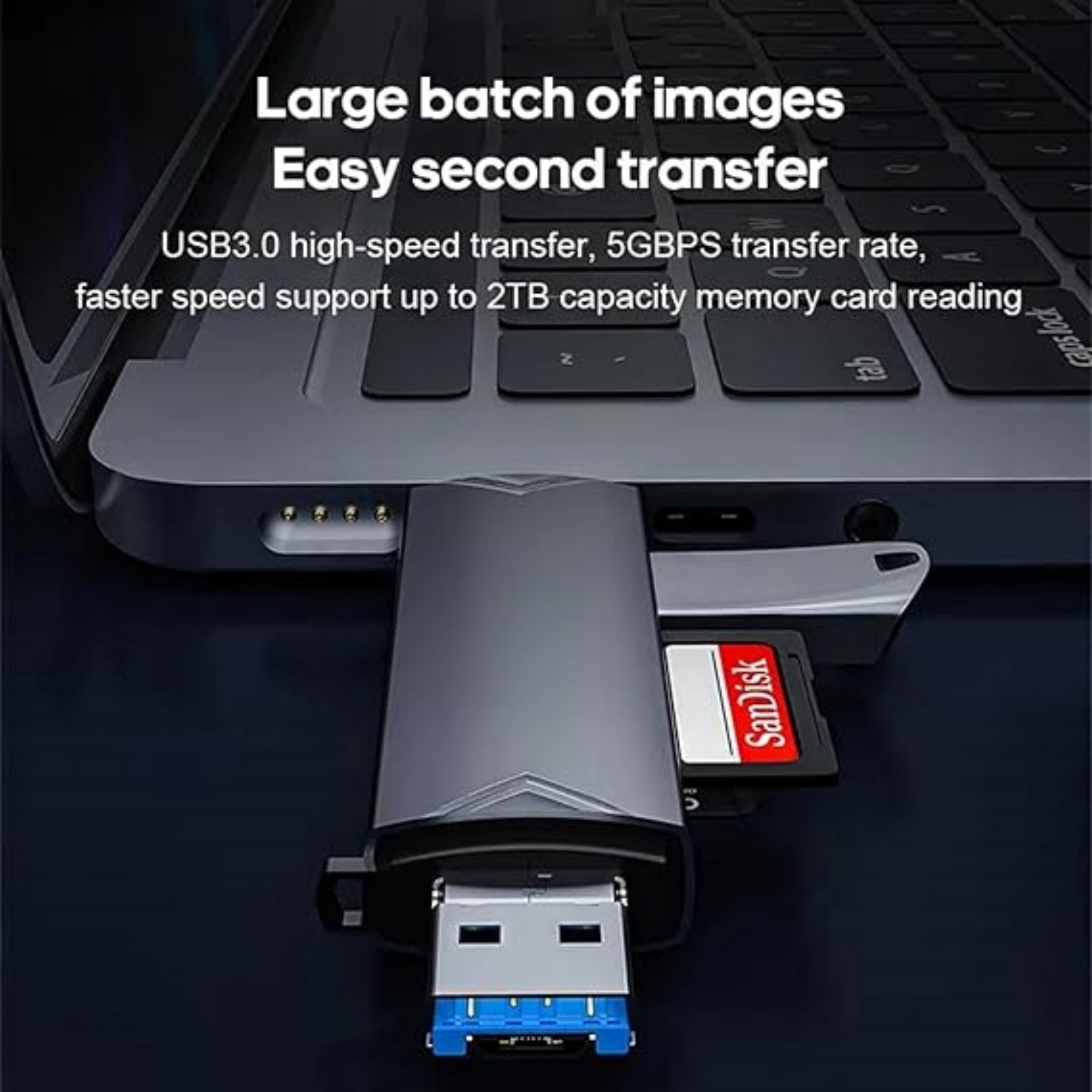 6-in-1 Multi-Function SD Card Reader 5