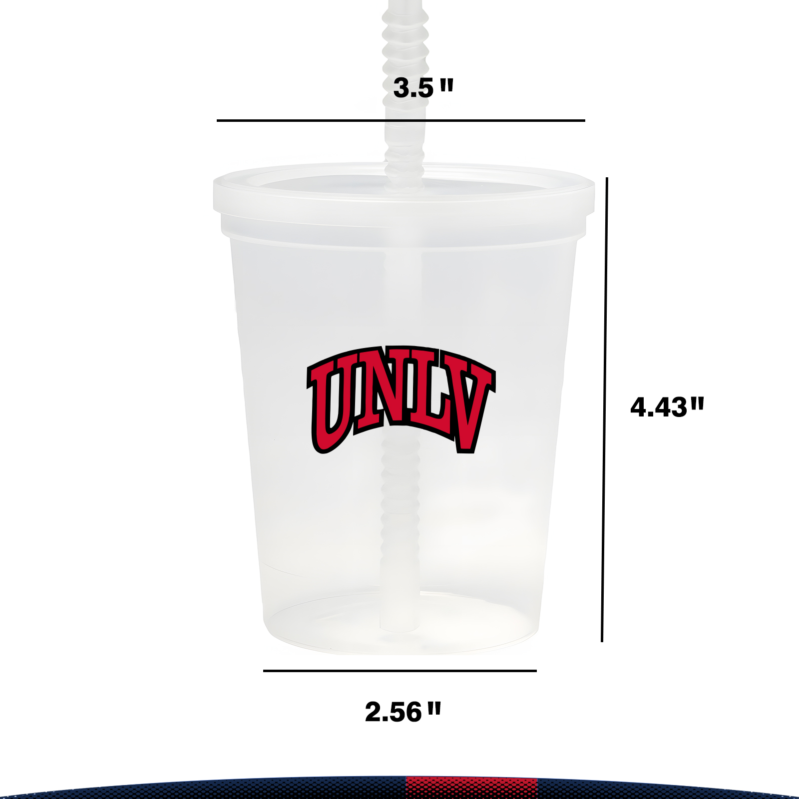 16 oz. Meda Plastic Stadium Cups 5