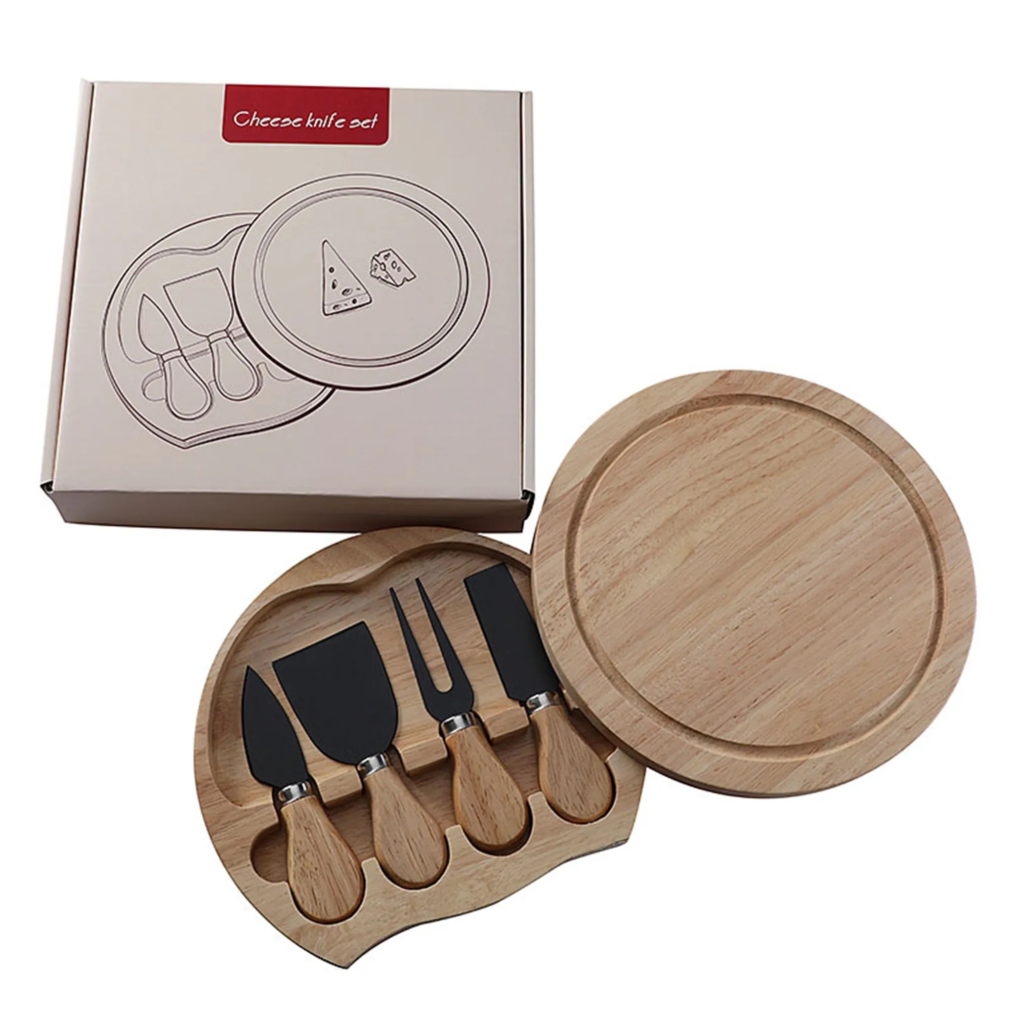 Cheese Knives Set with Wooden Handle 5