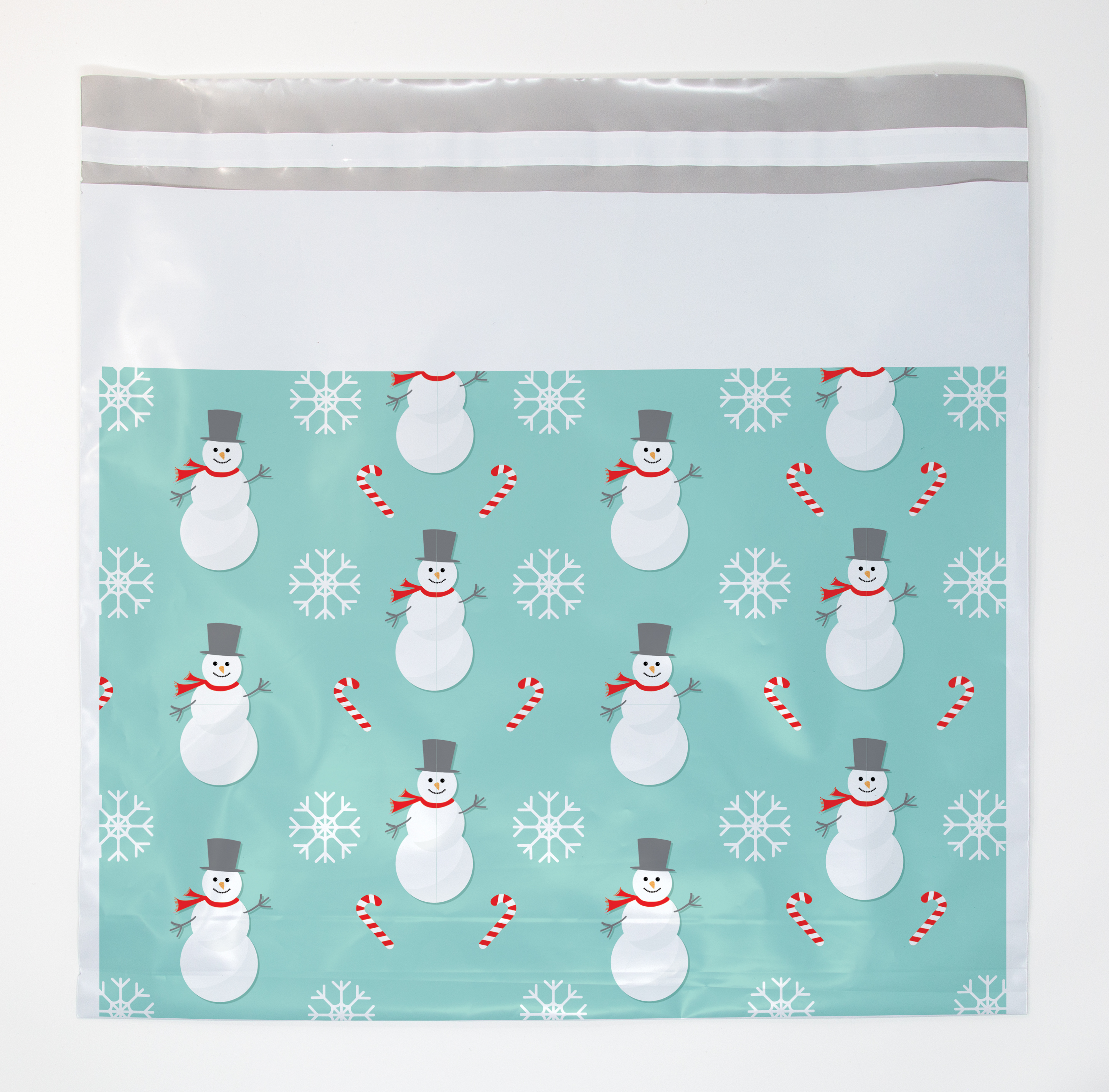 Snowmen Seasonal Predesigned Poly Mailer (9.75 x 12) 3