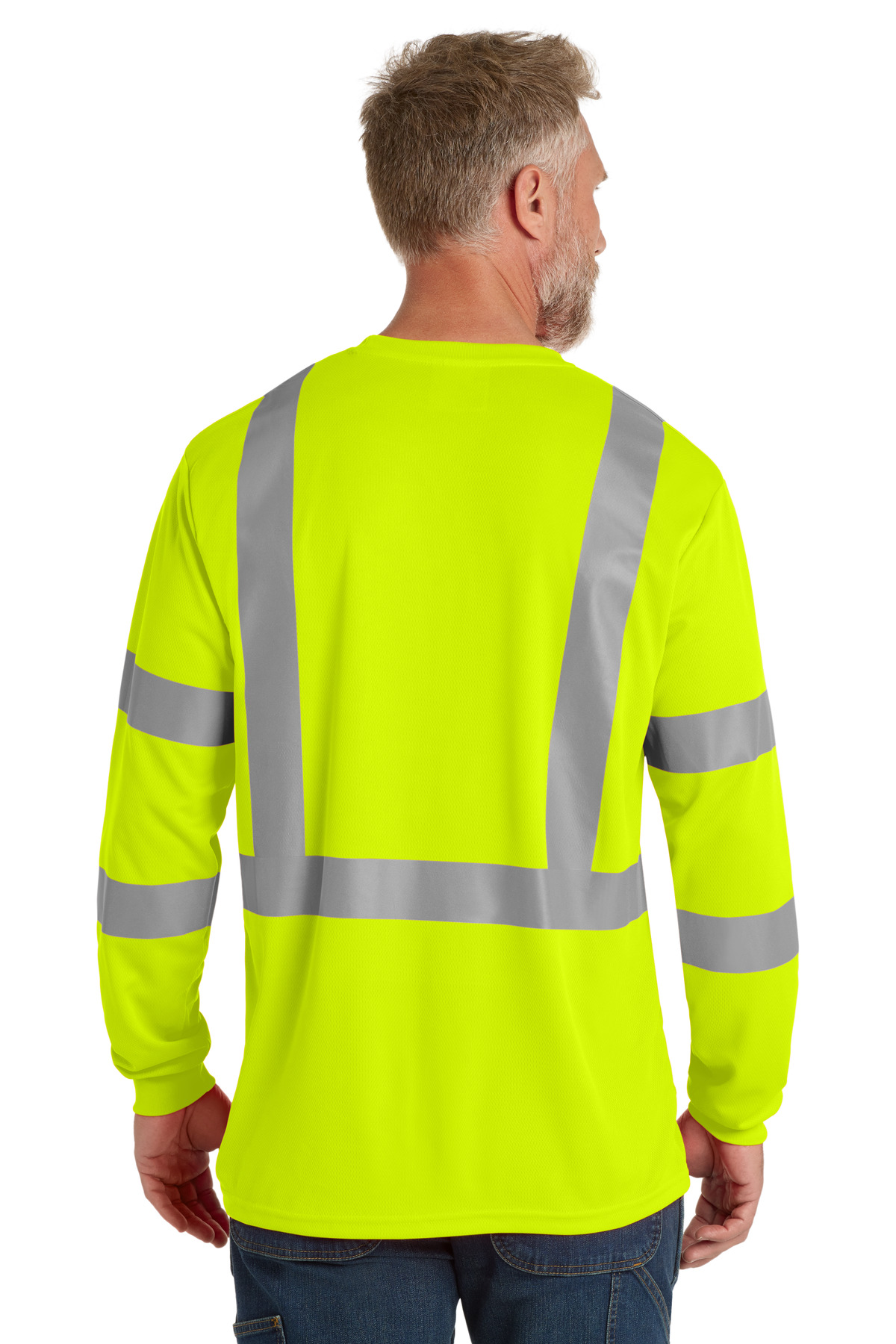 CornerStone ANSI 107 Class 3 Mesh Long Sleeve Tee. CS203 22