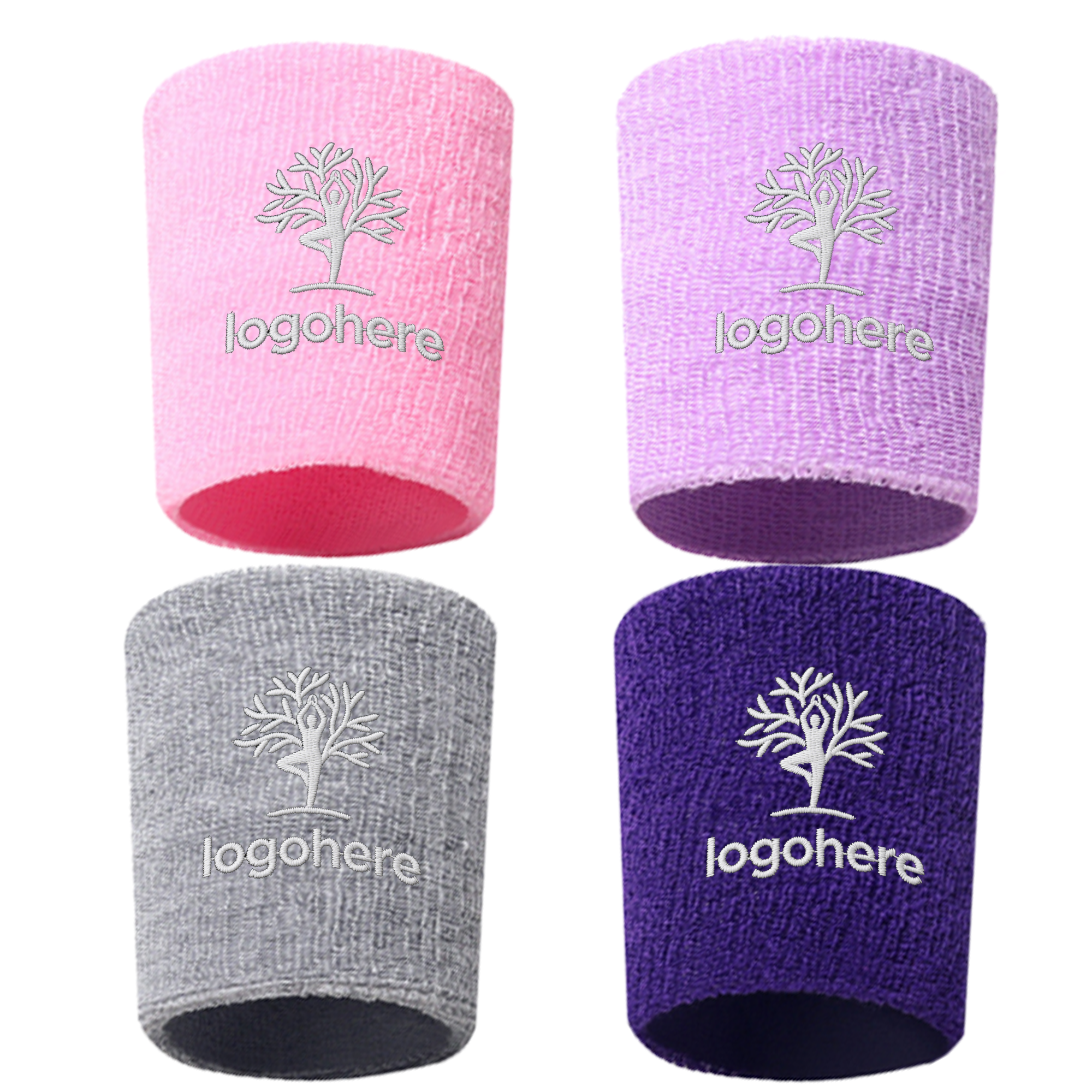 Pro Sports Sweat Embroidered Wristband 5