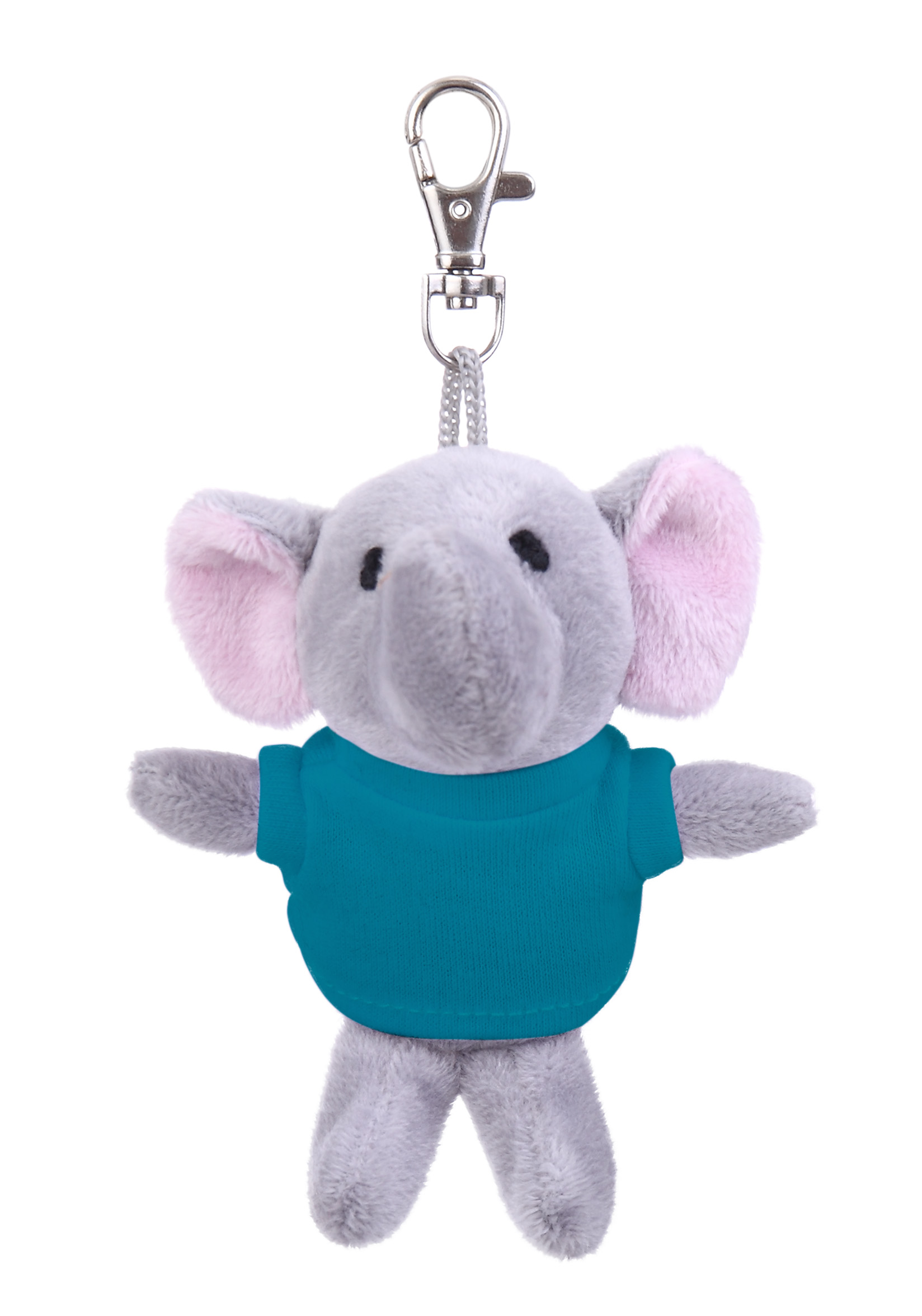 Soft Plush Elephant Keychain with Tee 17