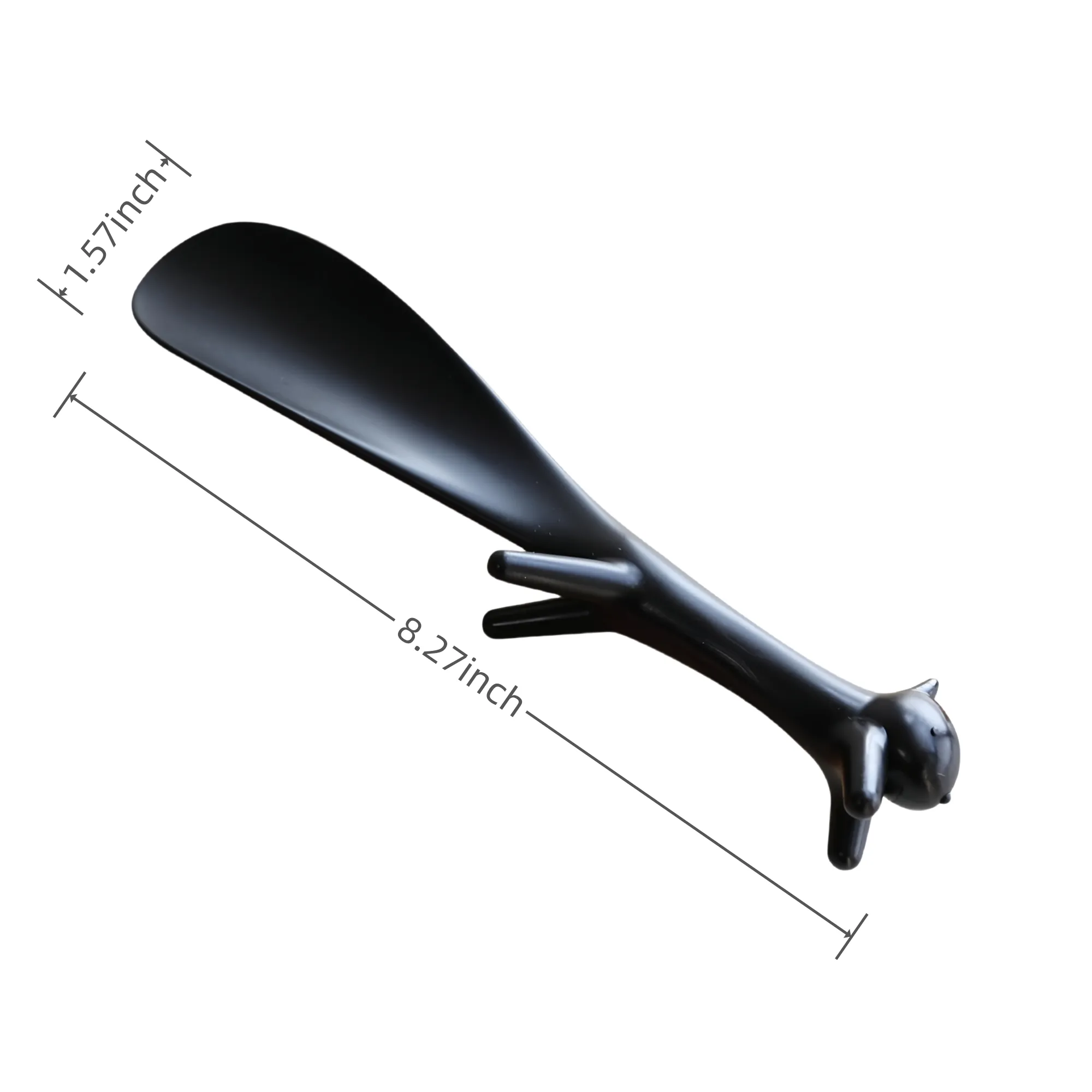 Squirrel Shape Plastic Short Shoe Horn 4