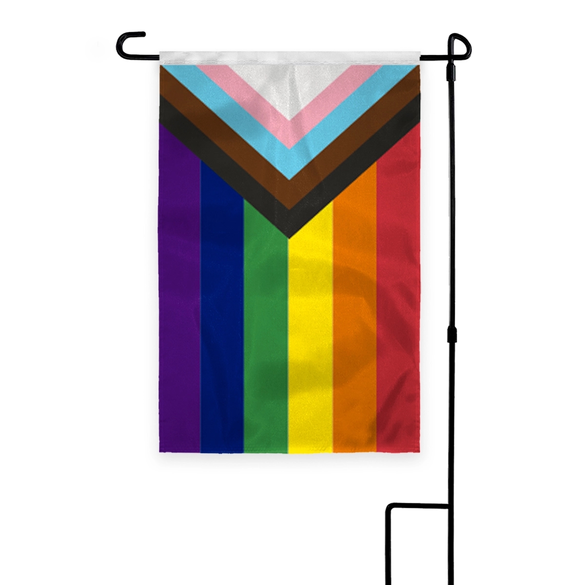 12" x 18" 1ply Nylon Progressive Pride Deluxe Garden Flag 2