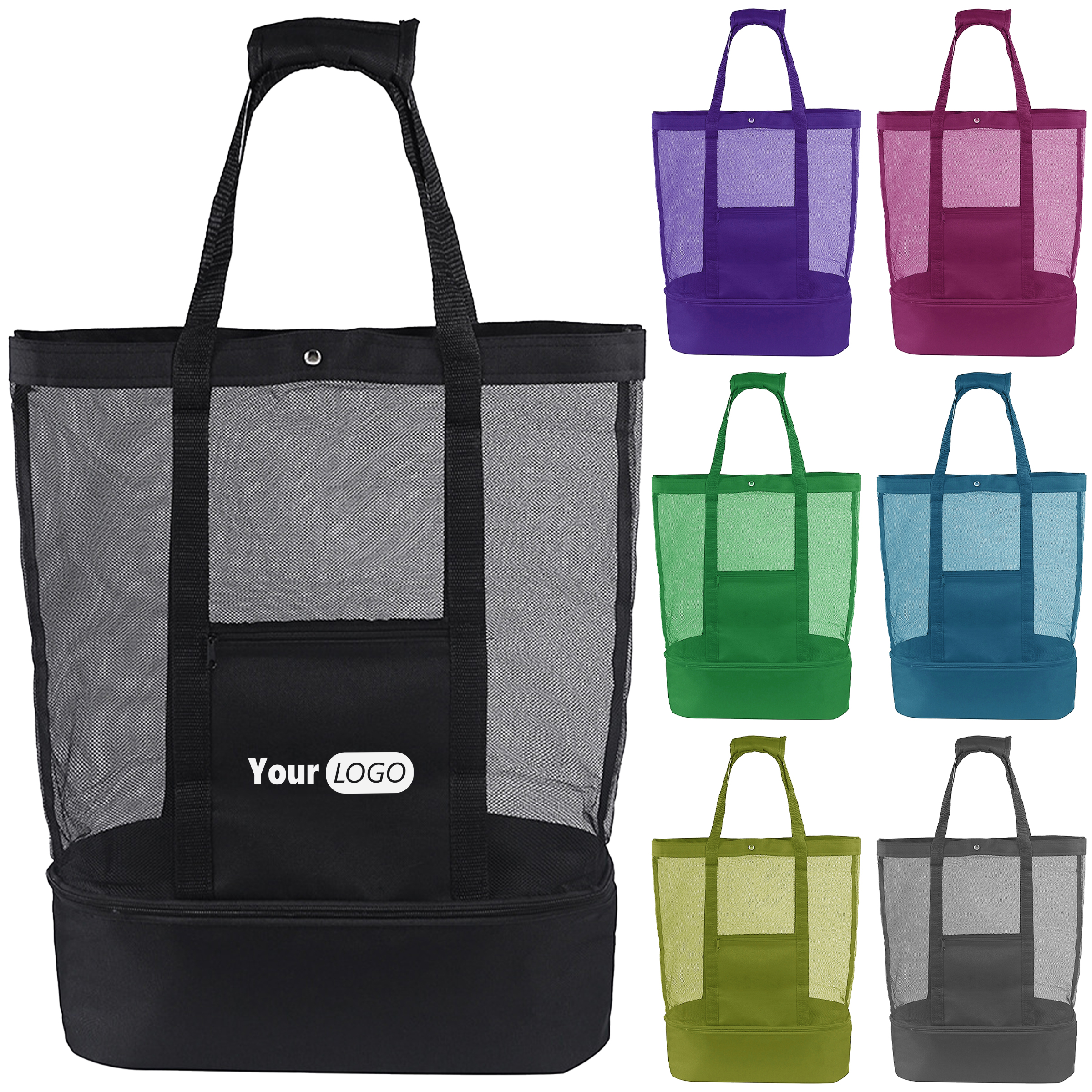 Oxford Outdoor Beach Picnic Tote Bag, custom tote bag with logo imprint 2