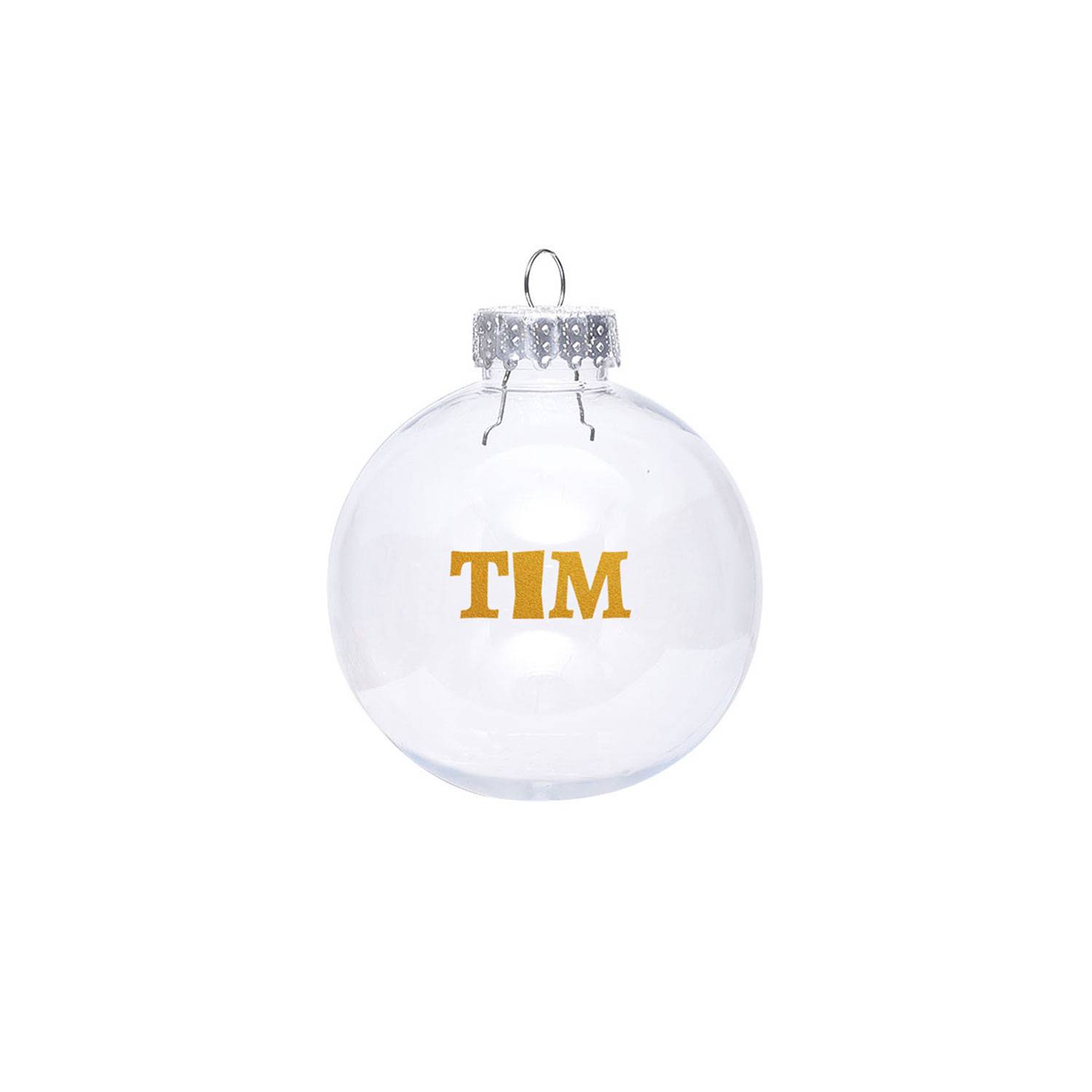 Clear Plastic Christmas Ball 2