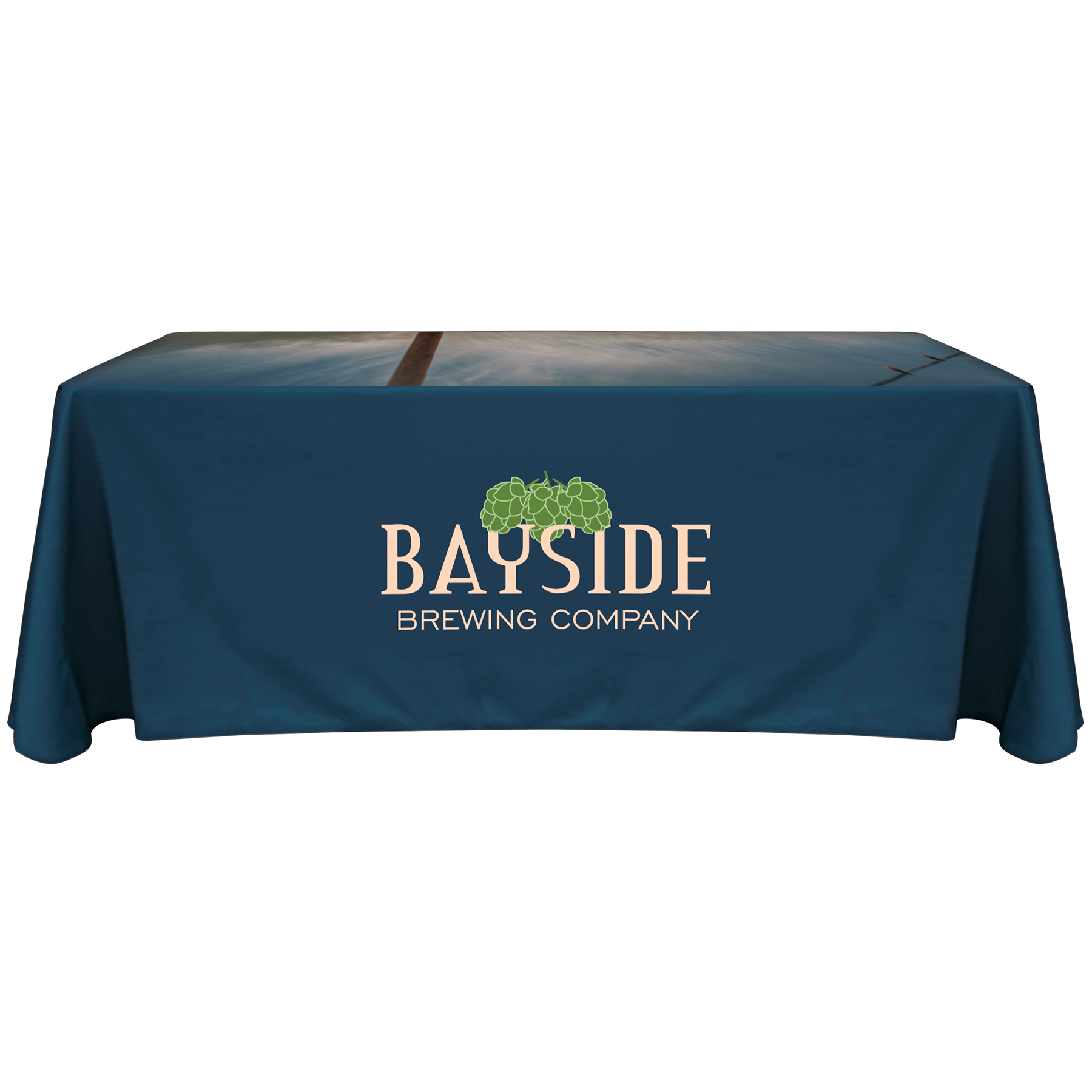 48 - Hour 6' Custom Throw Style Table Cover 2