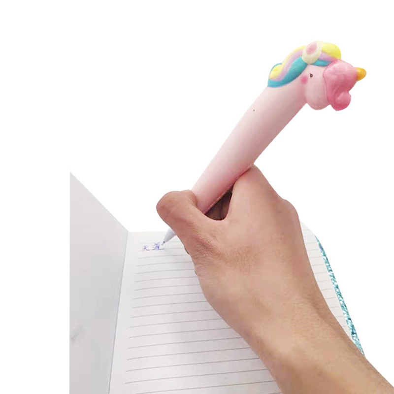 2 in 1 Squishy Unicorn Ball Pen and Squeeze Toy 8