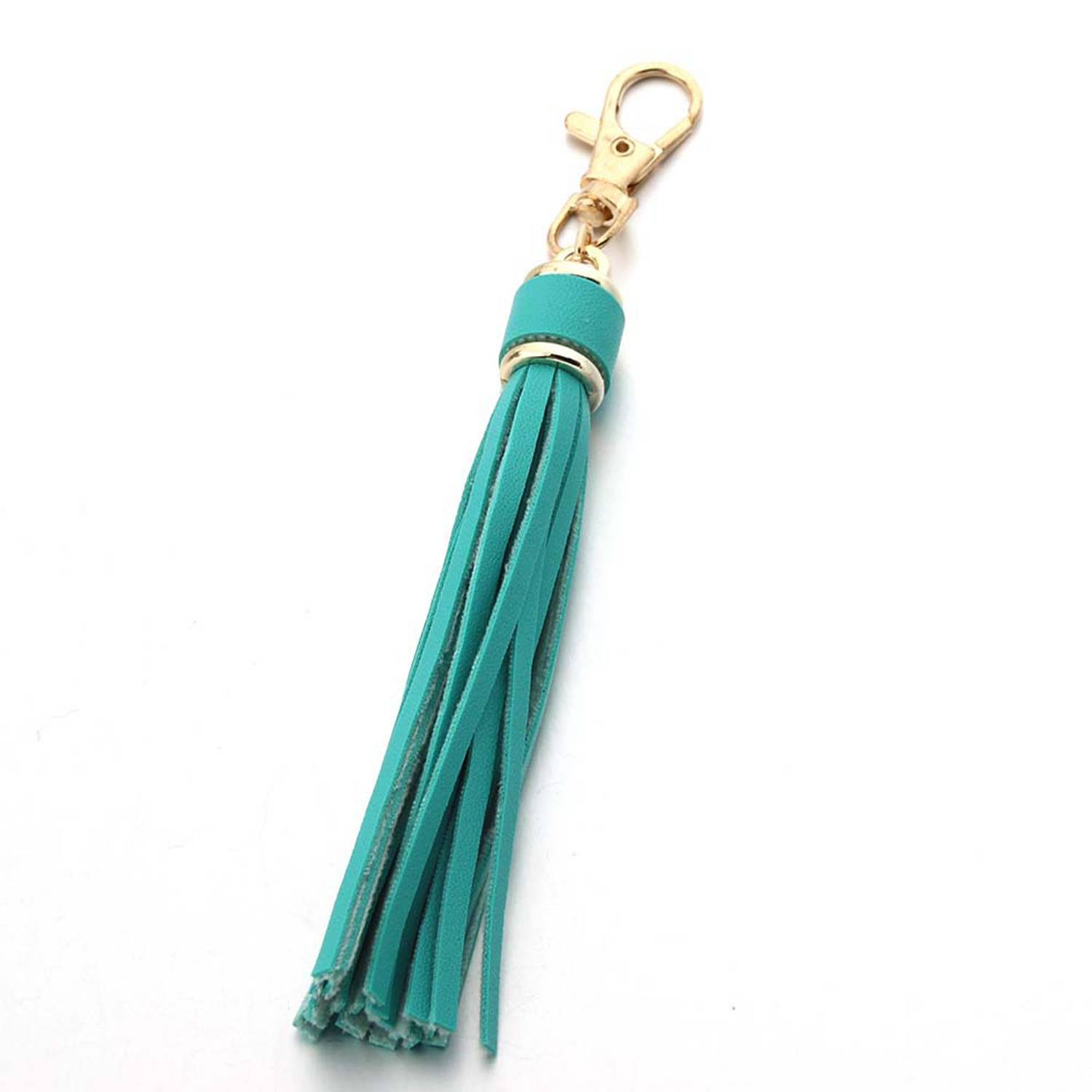 PU Leather Tassel Keychains 2