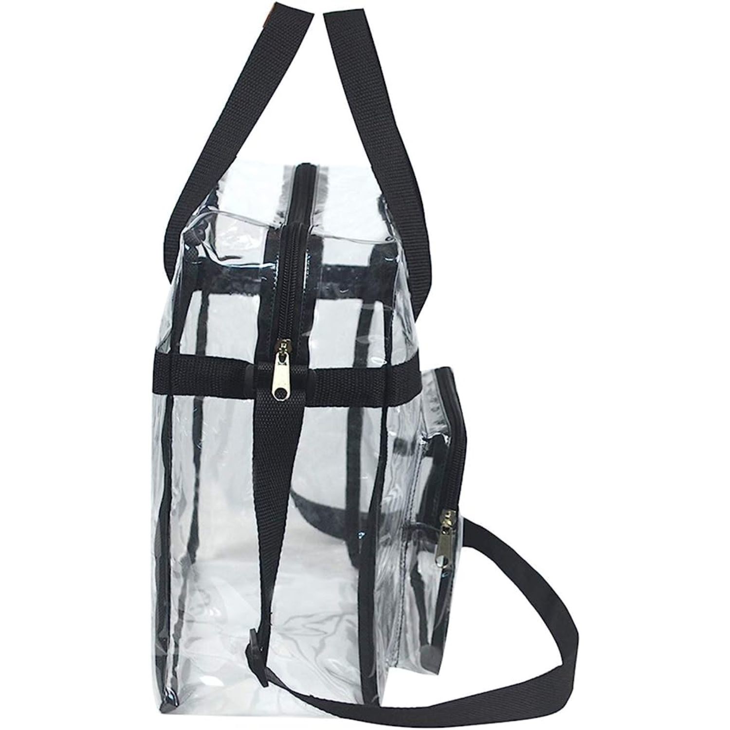 Stadium Approved Tote Bag Clear PVC Transparent Shoulder Handbag 13