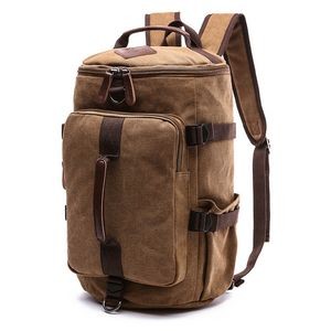 3 In 1 Laptop Men's Backpack Leisure Canvas Travel Backpacks 2