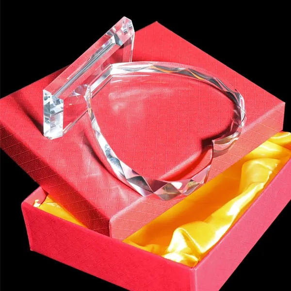 Heart Shape Crystal Award Trophy 5