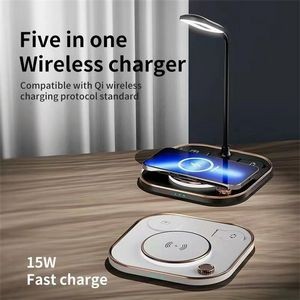 Multi-Functional Led Desk Lamp W/Wireless Charger 5