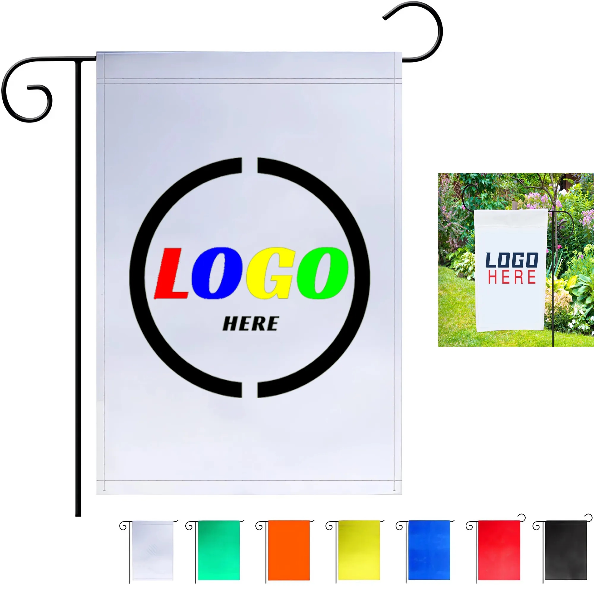 11.8" x 17.7" Full Color  Garden Flag 1