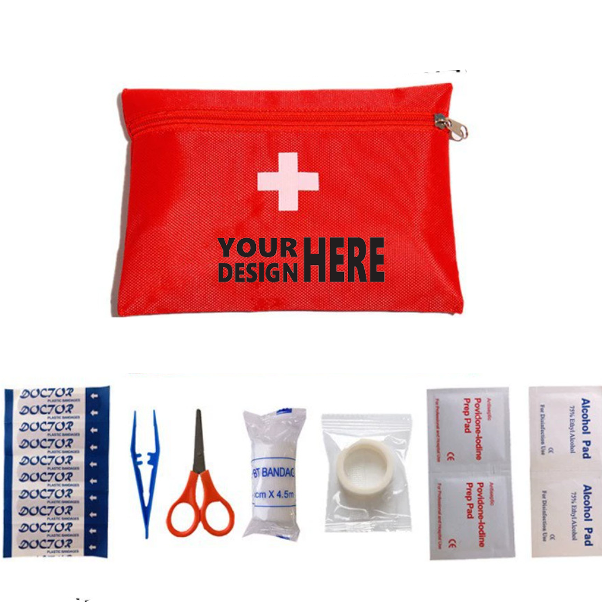 Multifunctional First Aid Kit Zipper Pouch 1