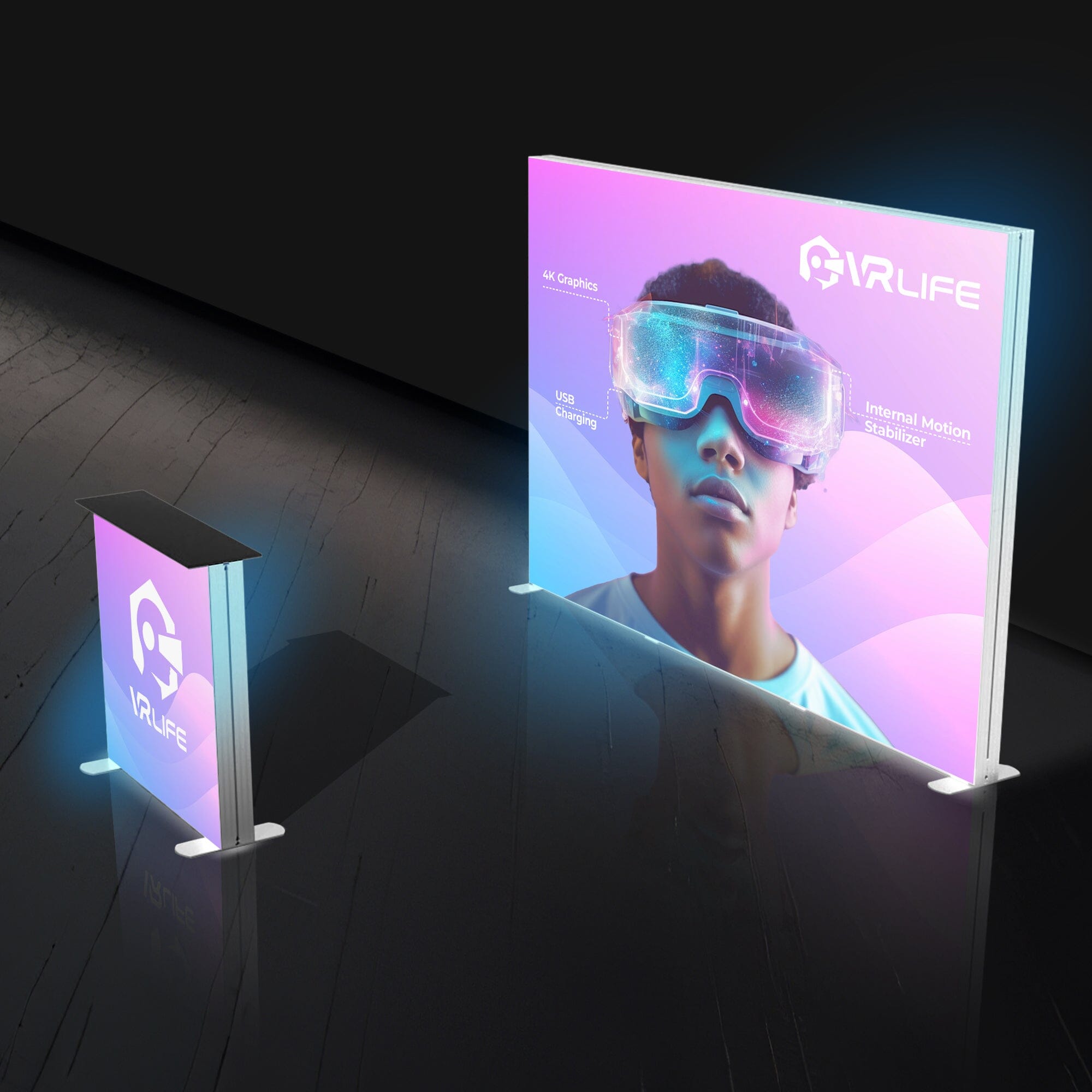 10ft Backlit SEG Trade Show Booth Display 3