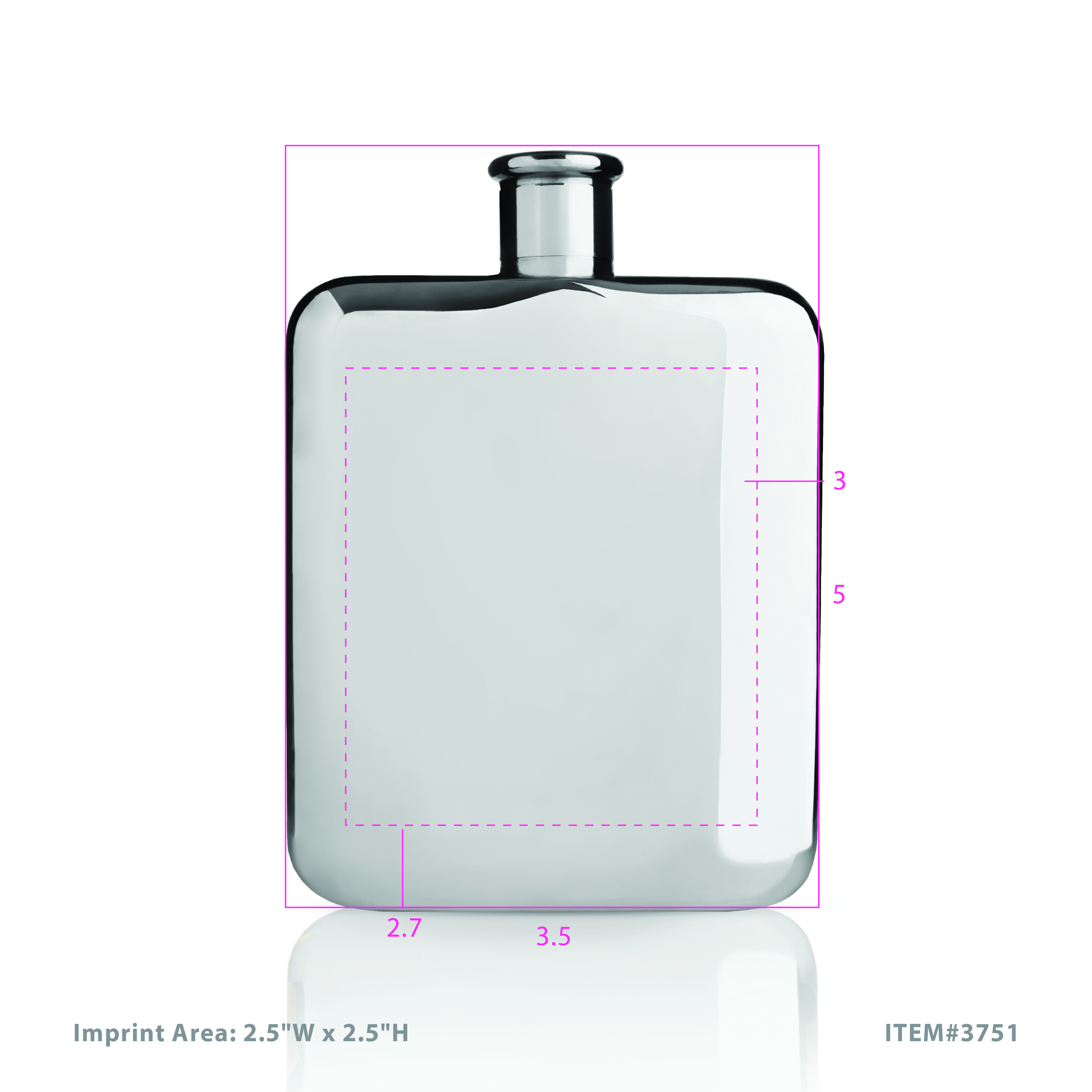Viski® Stainless Steel Flask and Traveling Case 3
