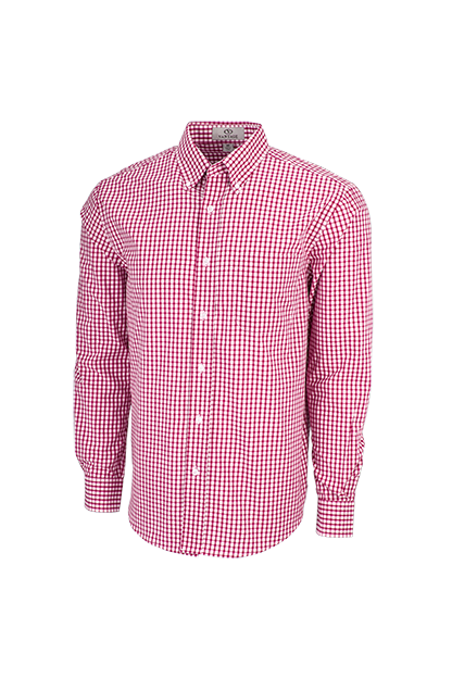 Easy-Care Gingham Check Shirt 61