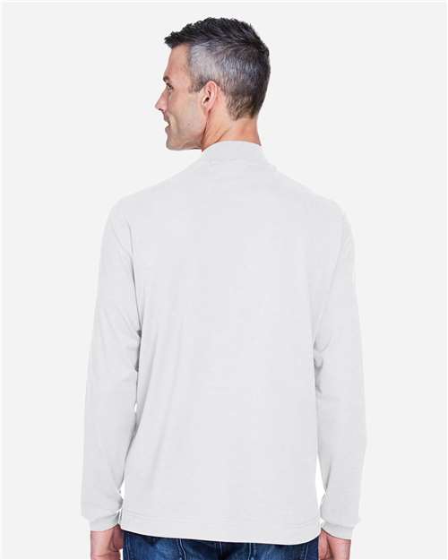 Unisex Sueded Jersey Mock Neck T-Shirt - D420 17