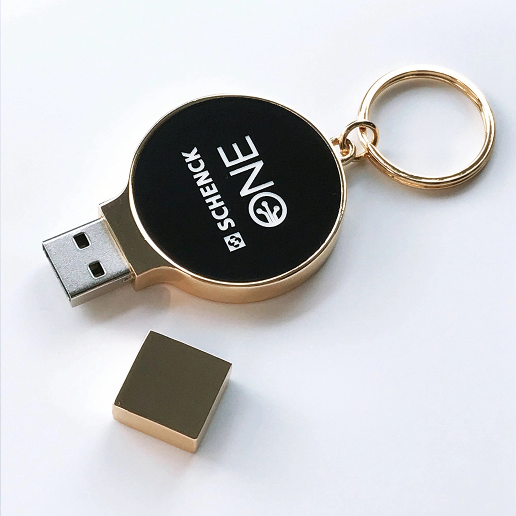 LED Light-up Logo USB Flash Drive Key Chain 9