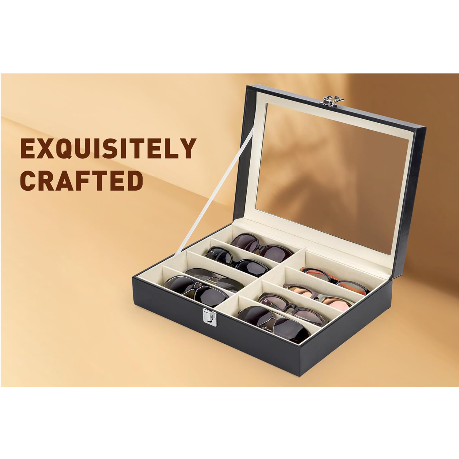 Artificial Leather Multi Sunglasses Organizer 2