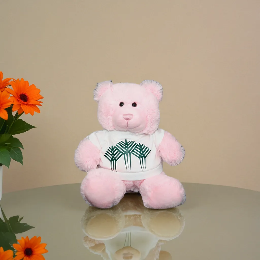 8" Bright Color Pink Bear 15