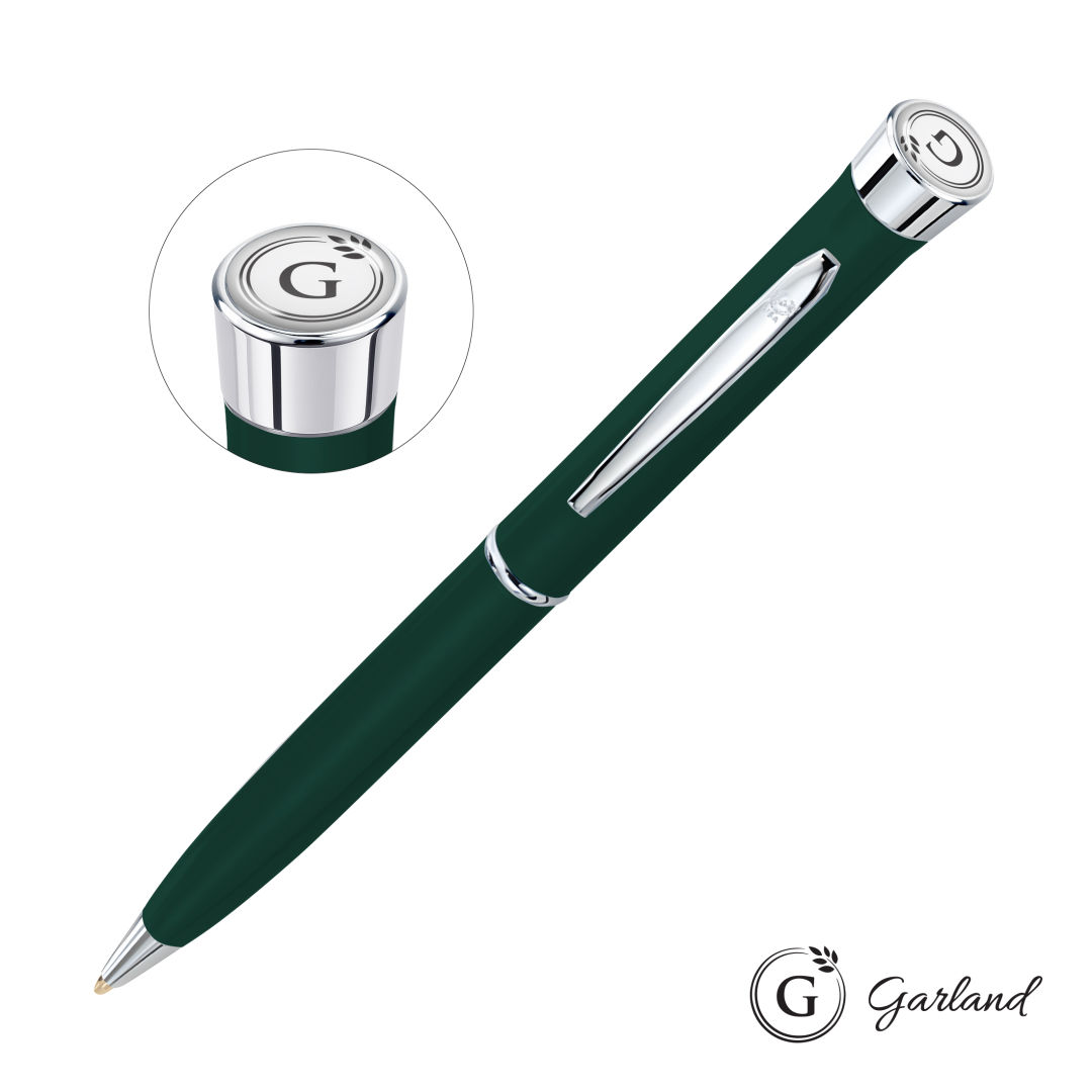 Garland® Color Matte Twist Ballpoint Pen - Chrome 11