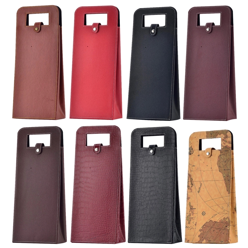 Leatherette Wine Bottle Bag 5