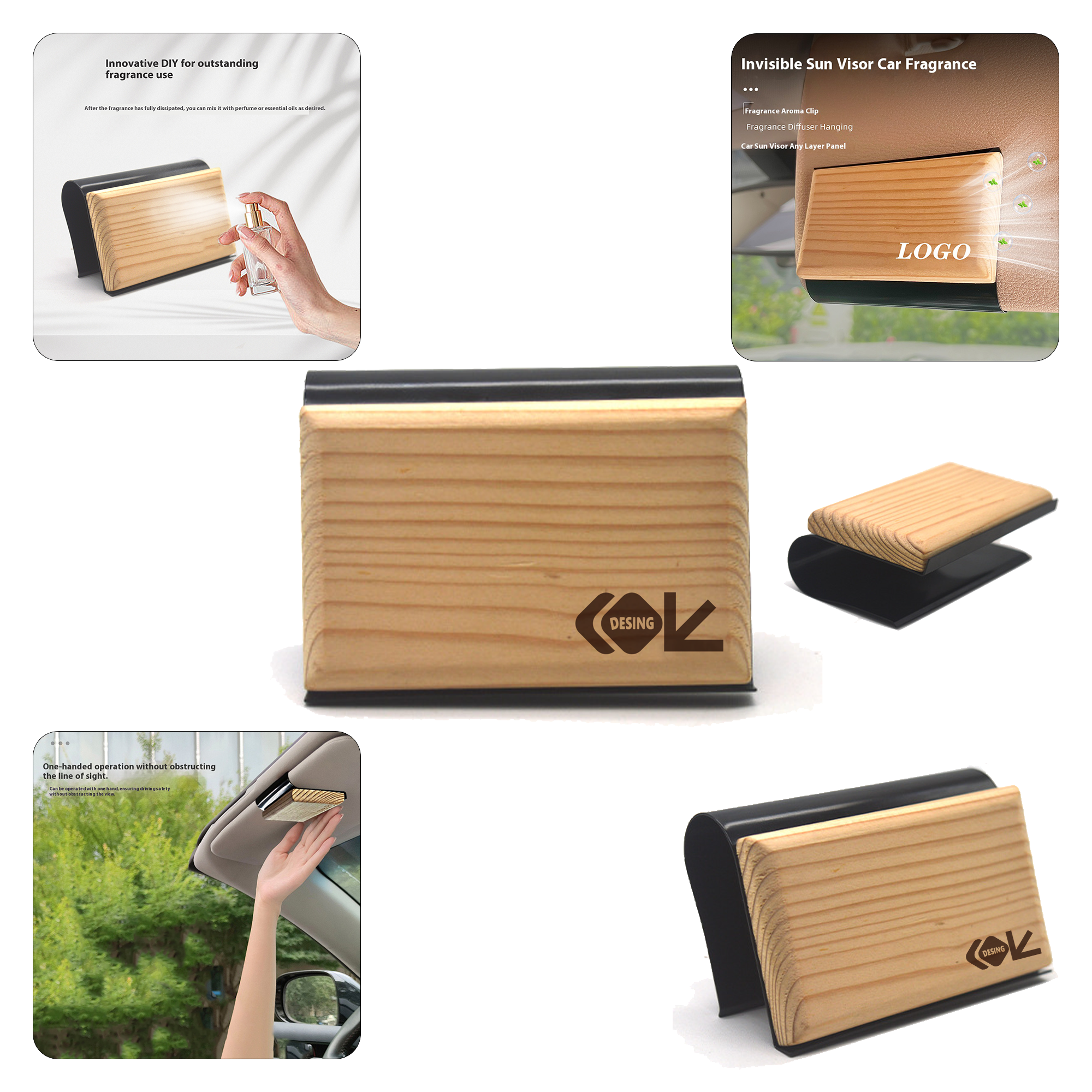 MOQ 50pcs Premium Refillable Car Scent 2