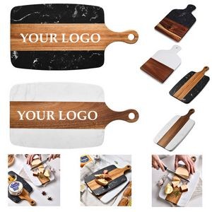 Wooden Marble Cheese Cutting Board Kitchen 8