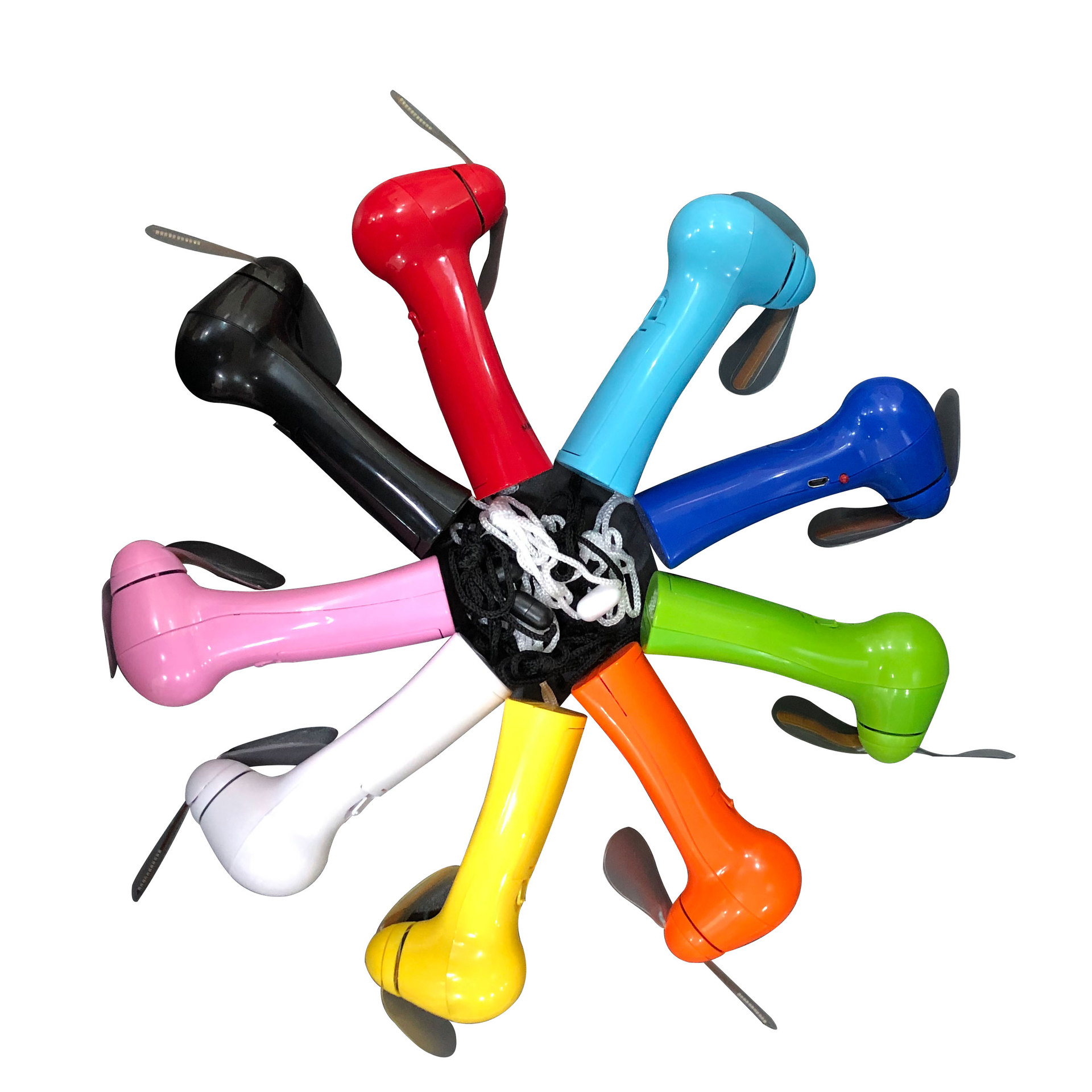 Portable Programmable LED Handheld Fan 4