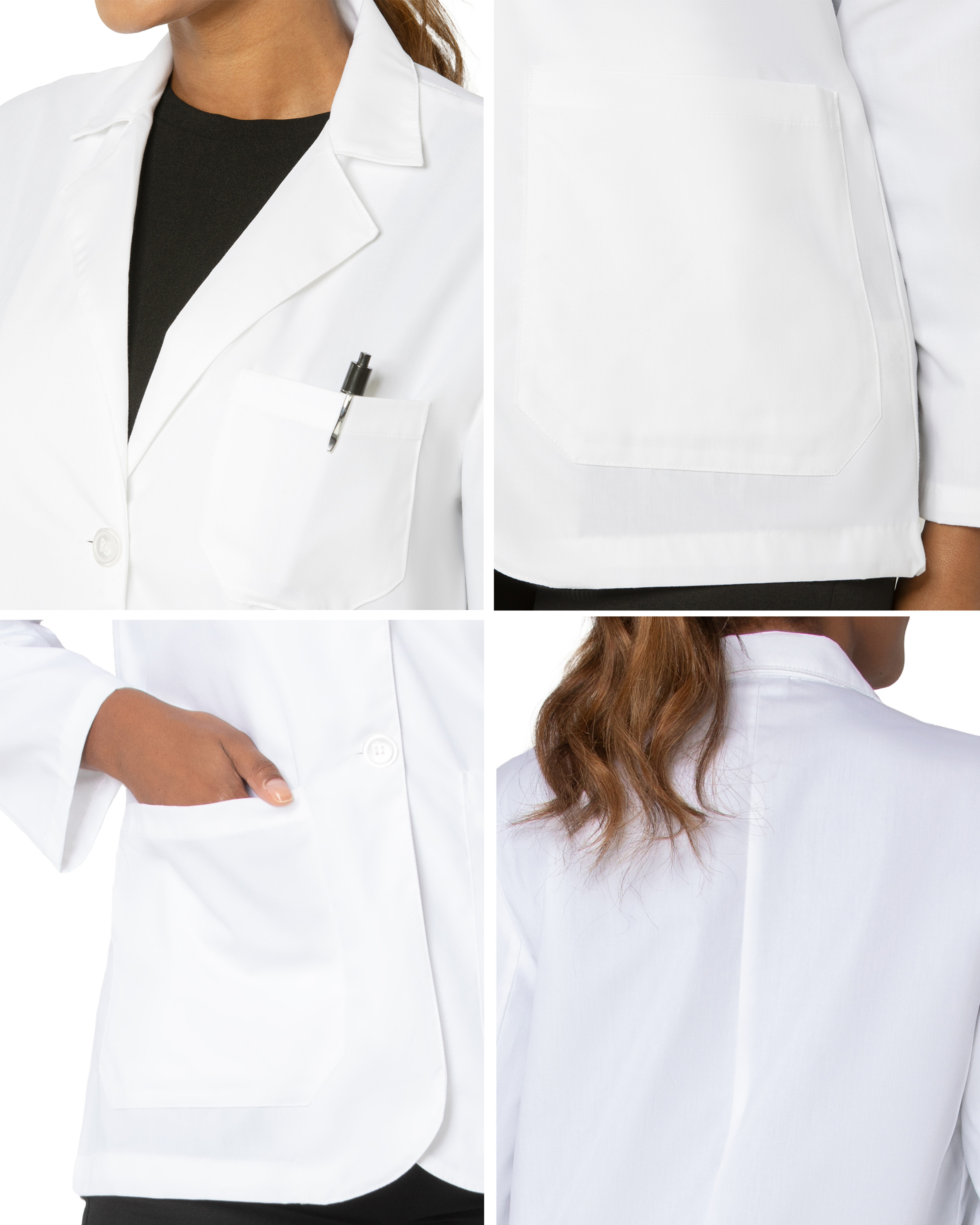 Landau - Essential Lab Coats - Women's Five-Pocket 28.5" Consultation Lab Coat 3