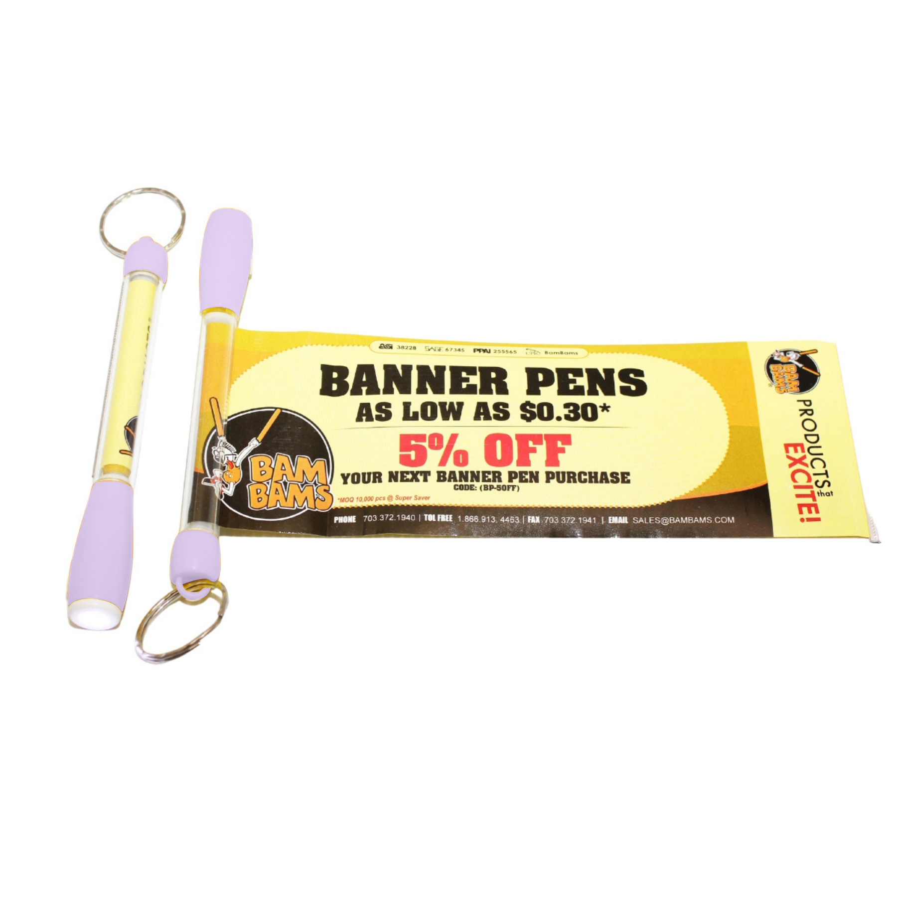 Banner Keychain Light Up Torch 10