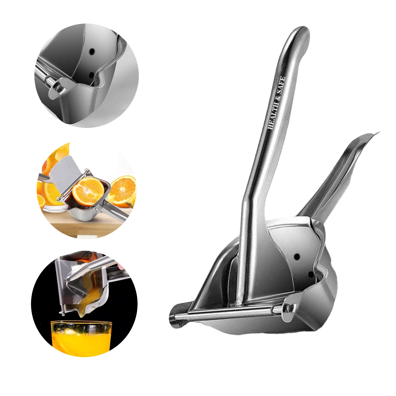 Manual Stainless Steel Fruit Juicer 2