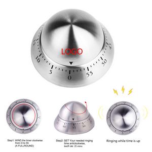 60 Minute Round Dome Mechanical Countdown Timer 2