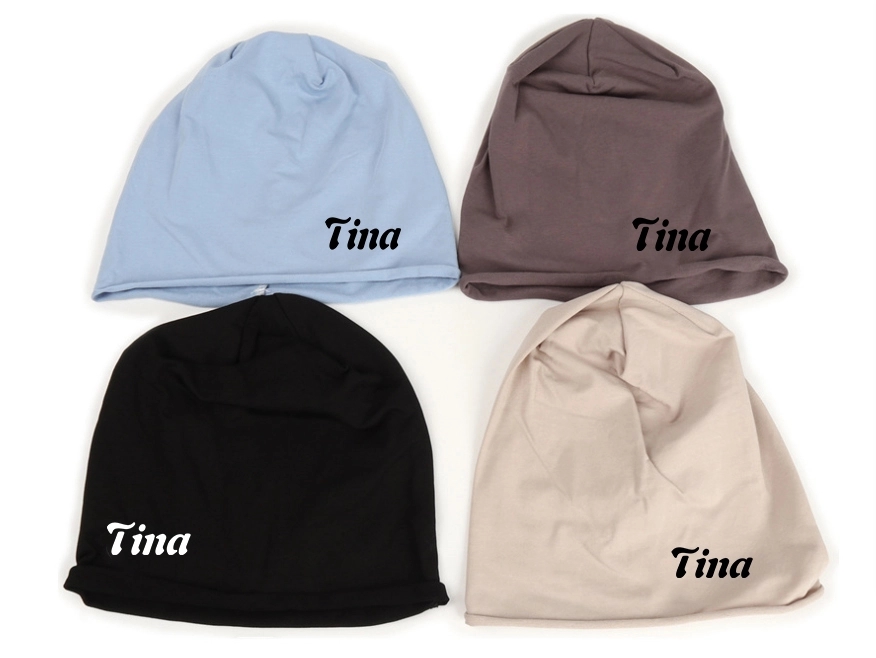 Warm Cotton Sleeve turban cap 21