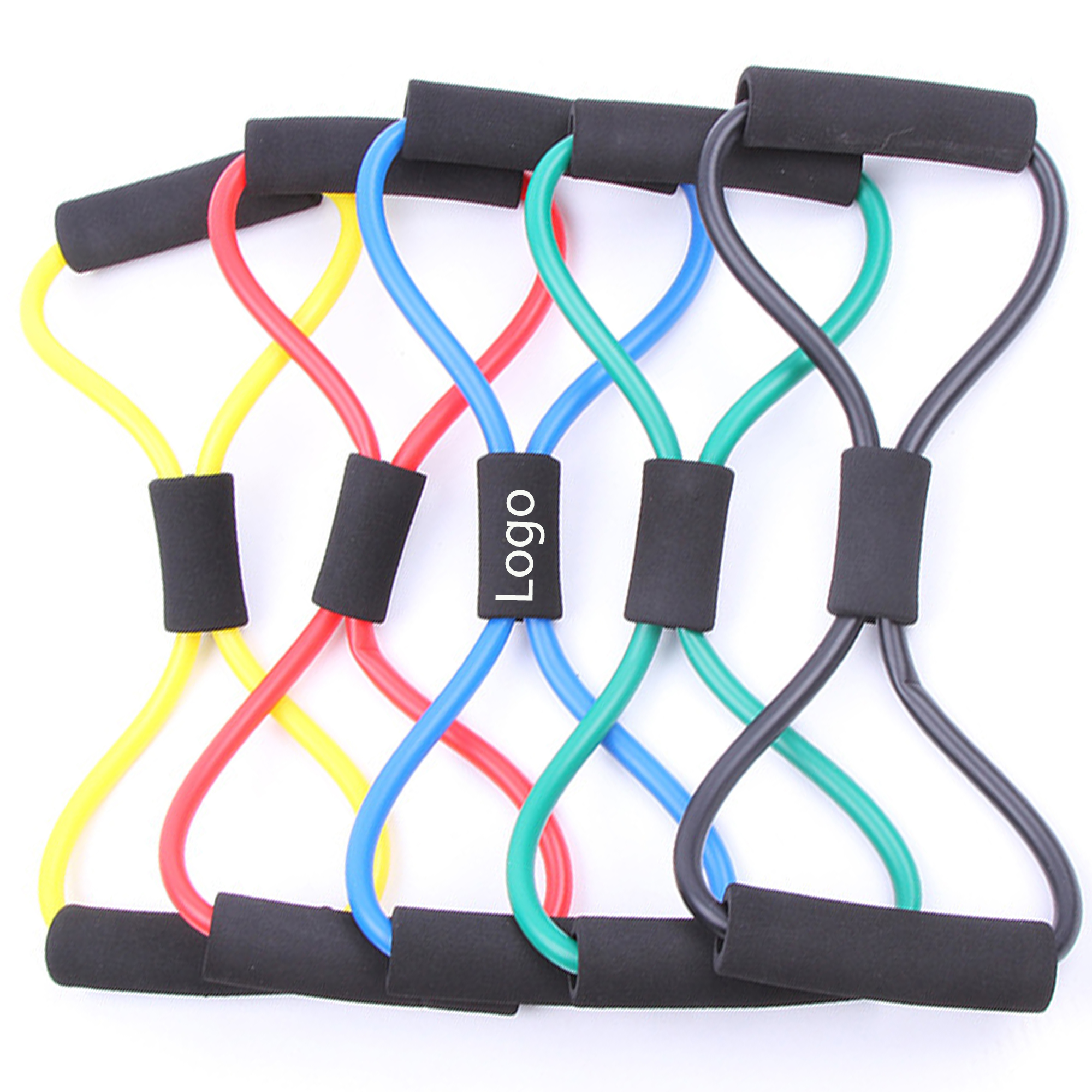 8-Shaped Pull Rope Resistance Band Chest Expander Sit-Up 3