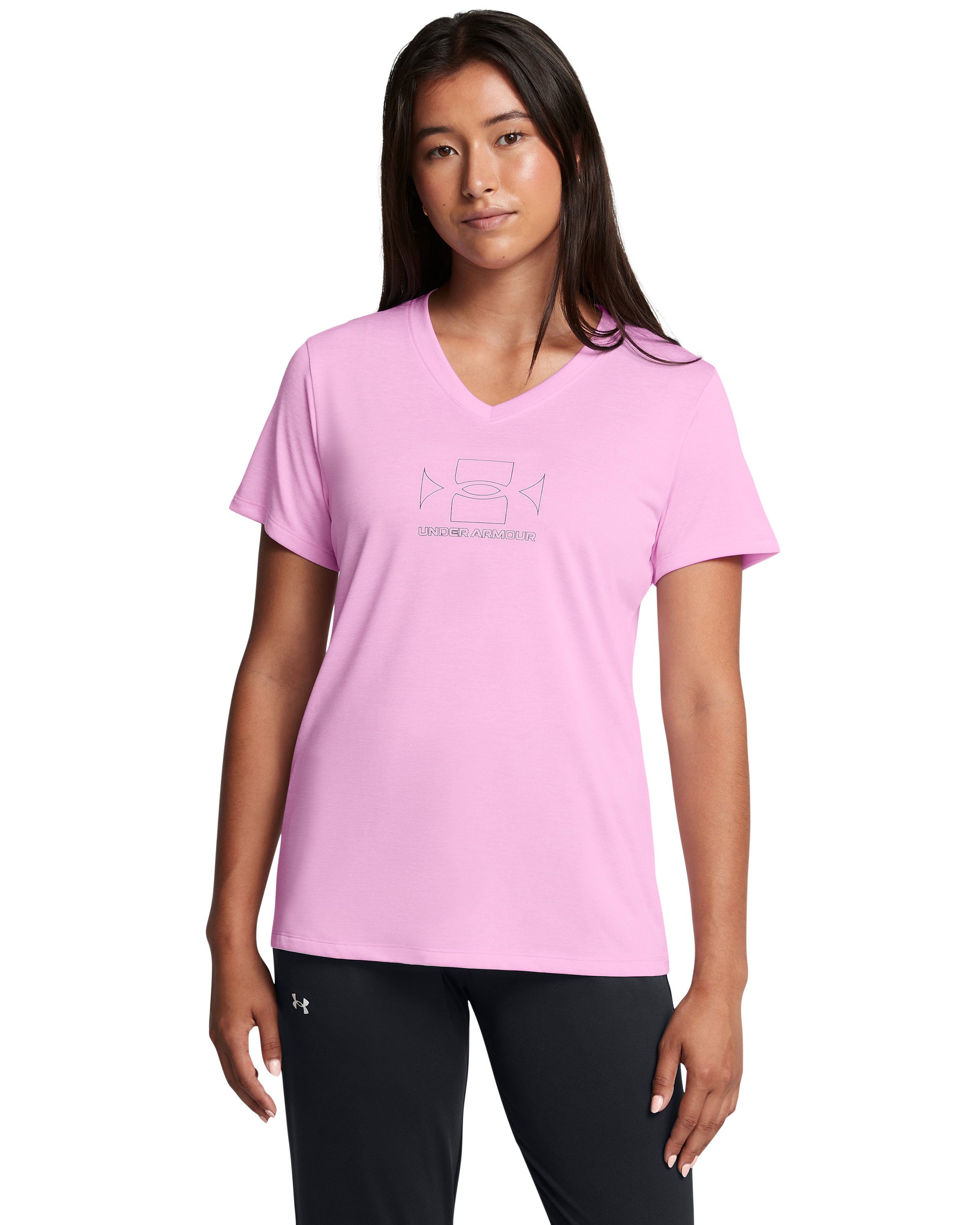 UA Tech Twist Branded Women's Short Sleeve 4