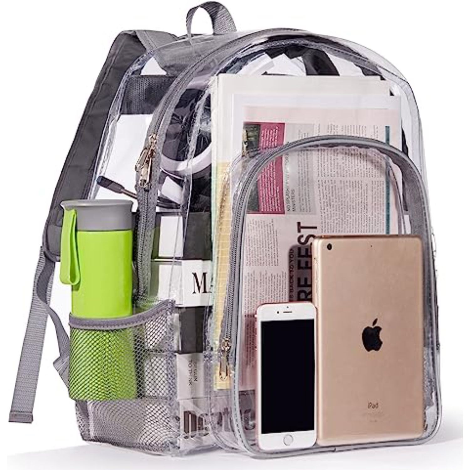 Heavy Duty Clear PVC Transparent Backpack 9