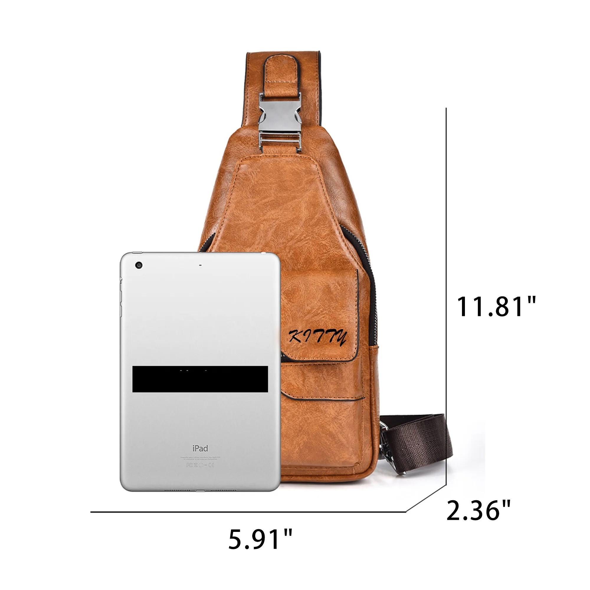 Large-Capacity Retro Versatile Crossbody Chest Bag 4