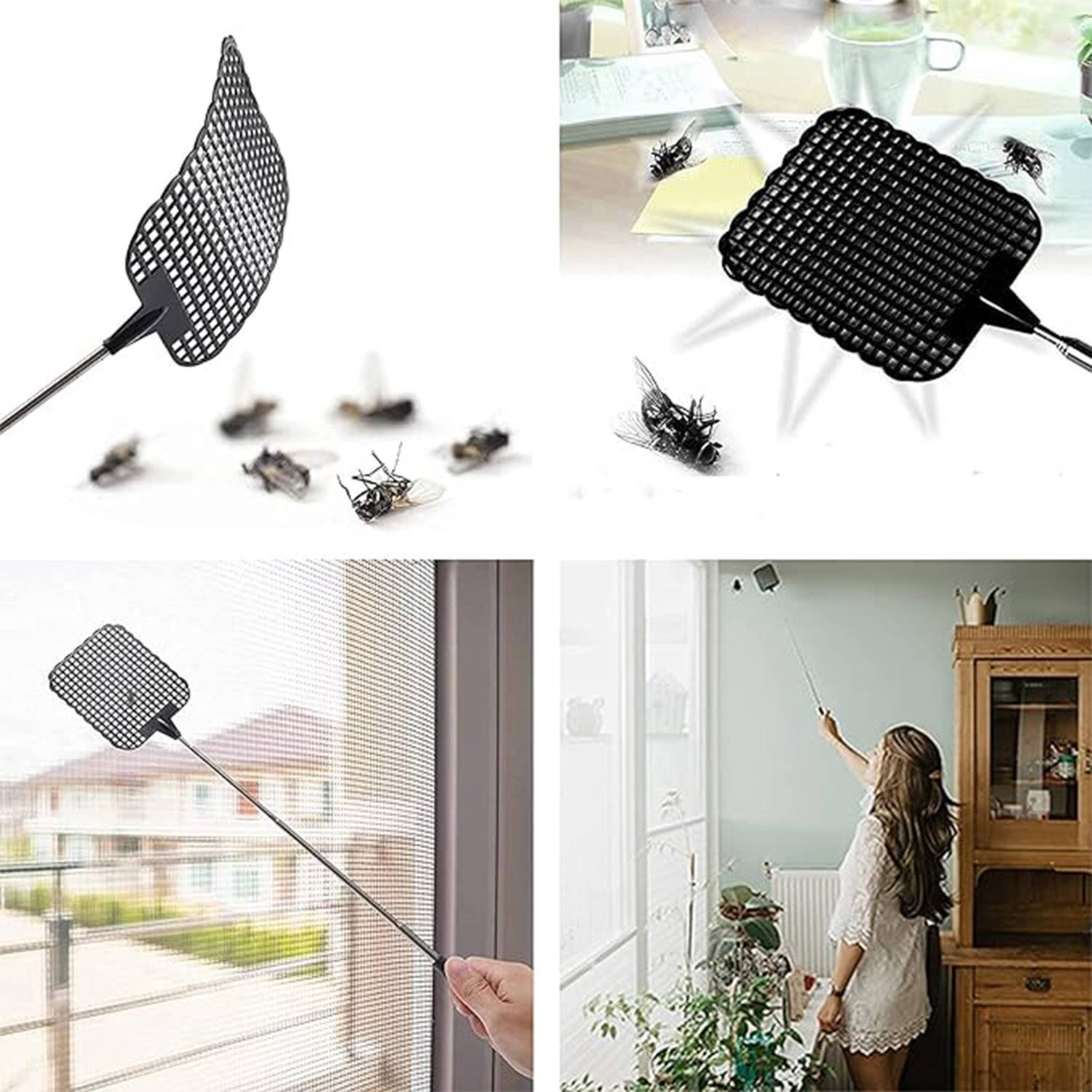 Retractable Plastic Fly Swatter 4
