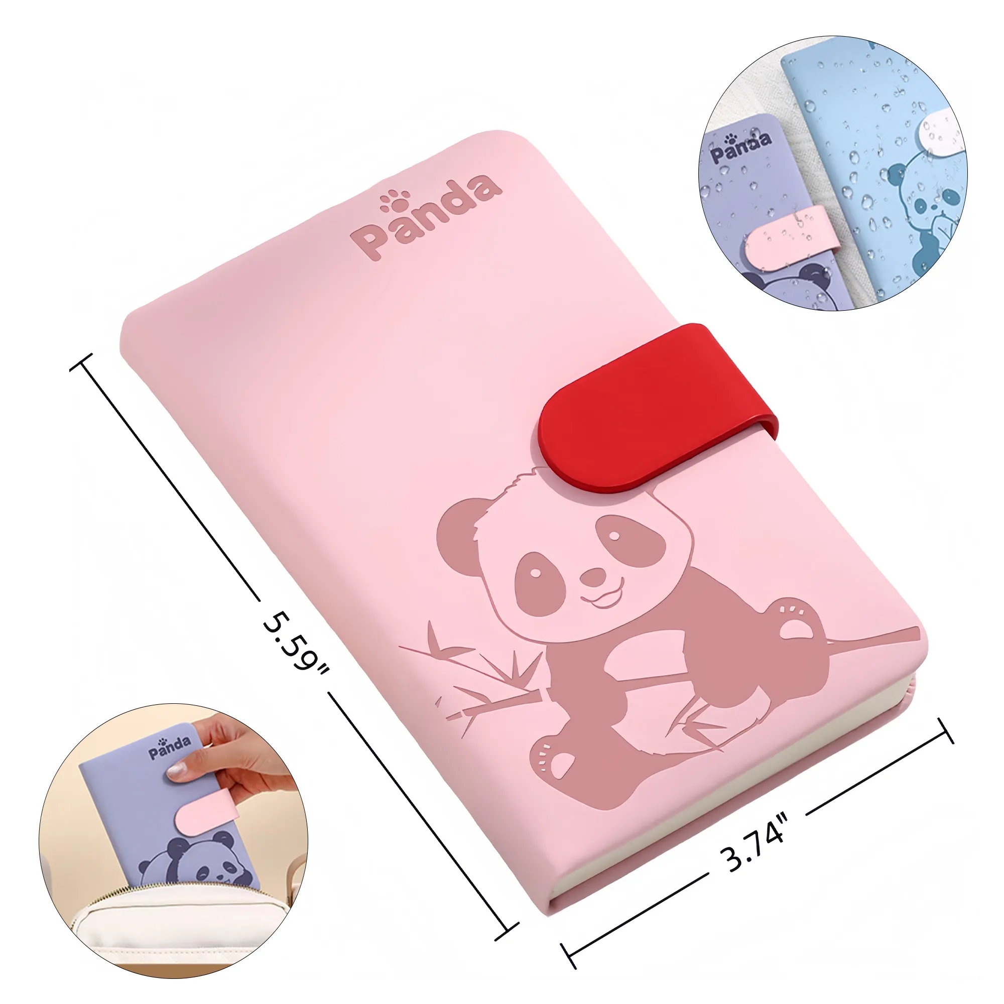 A6 Mini Panda Notebook Portable Soft Cover 2