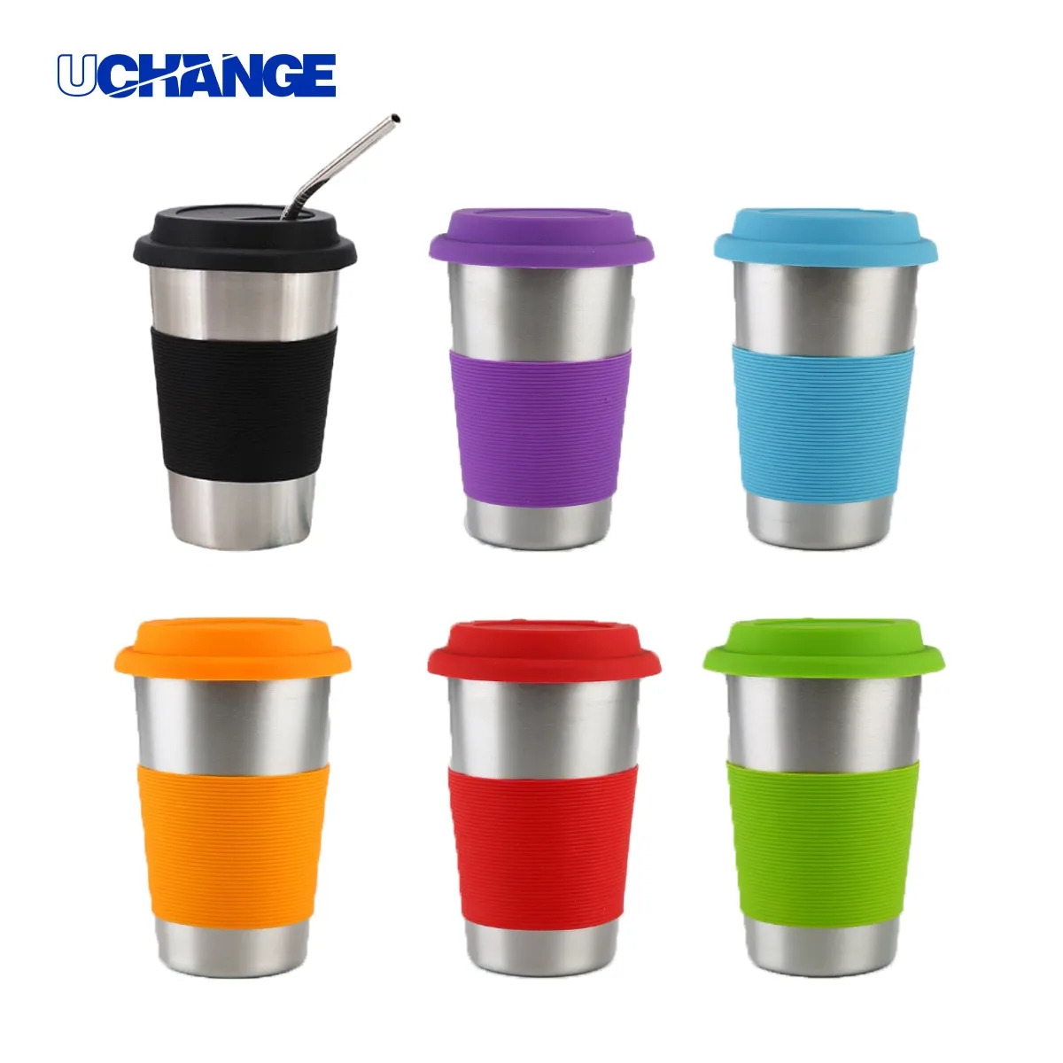 17 Oz. Stainless Steel Tumbler With Reusable Straw 6
